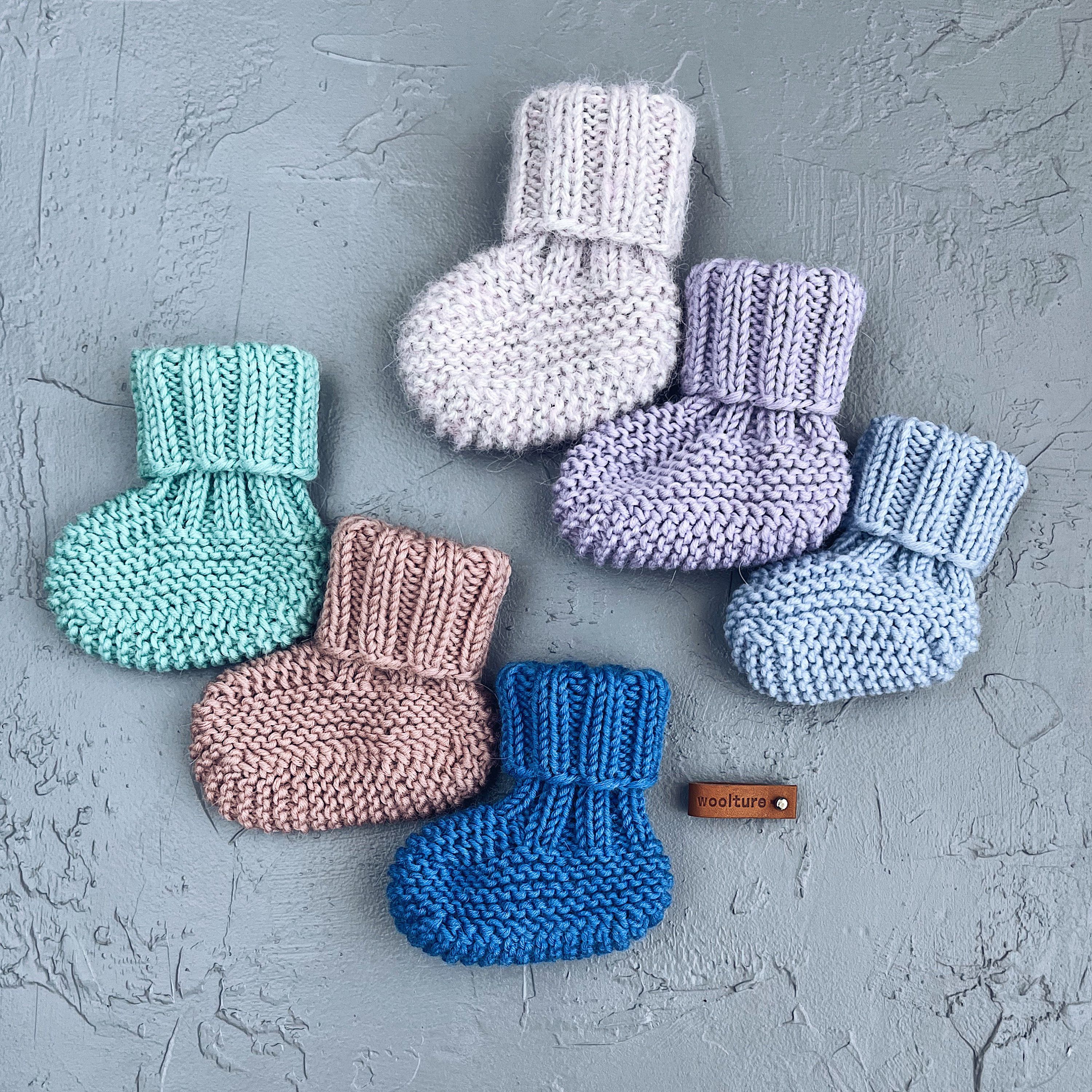 Baby Booties - 0-6 Months - Knit