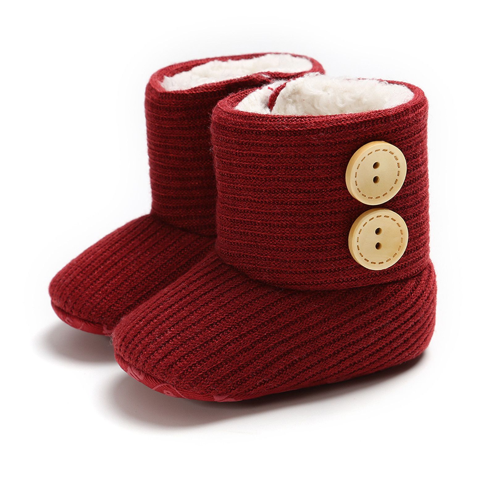 Baby Booties - Red