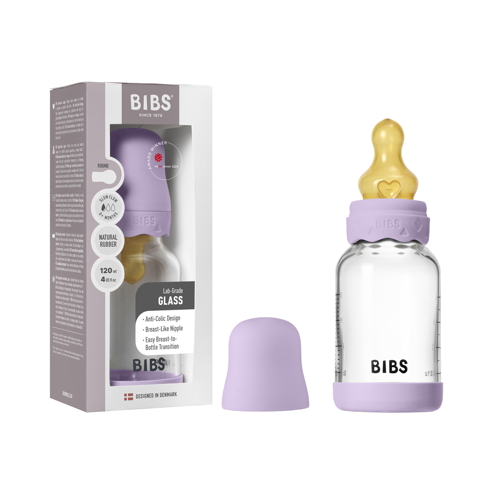 Baby Bottle - 120ml - Purple