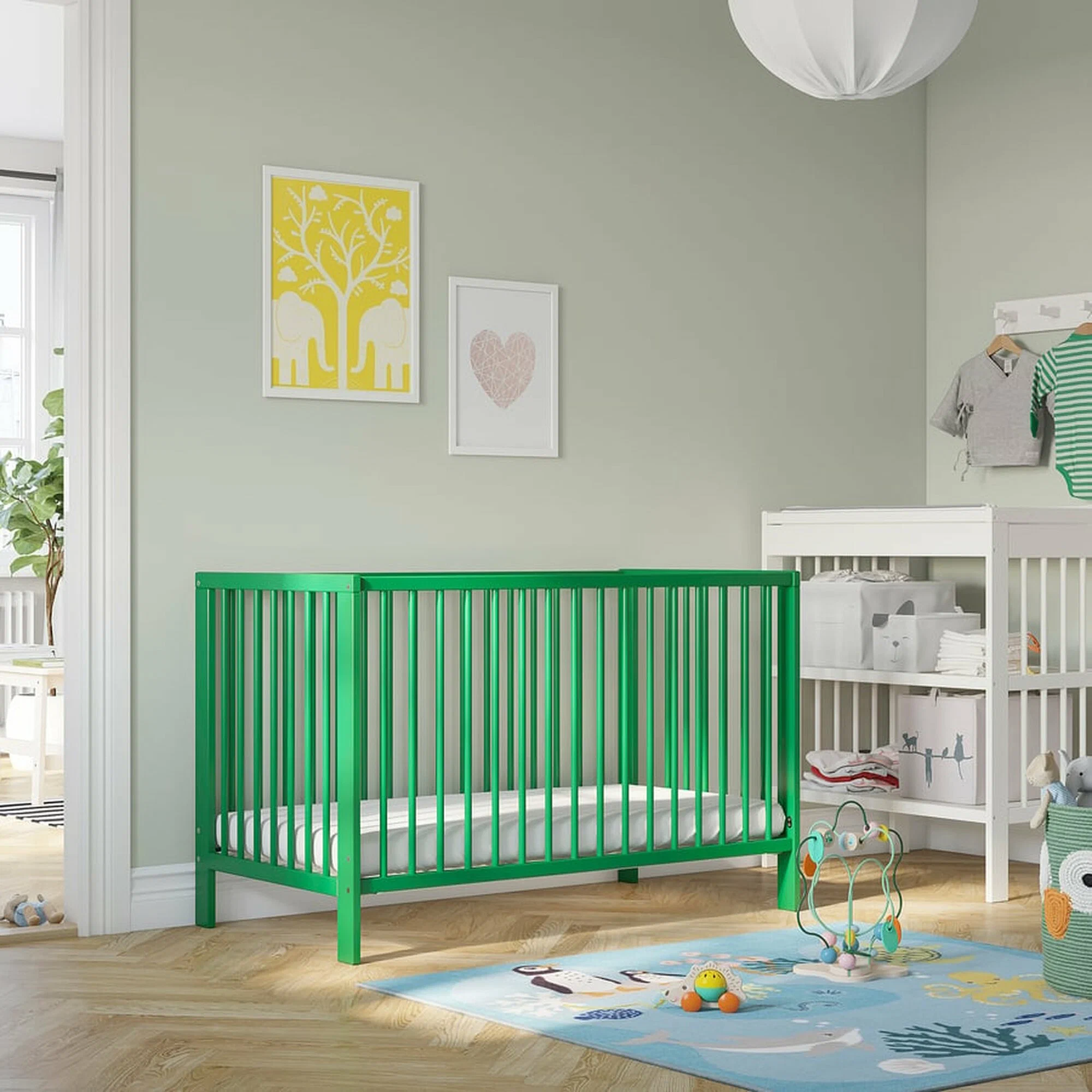 Baby Crib - Green