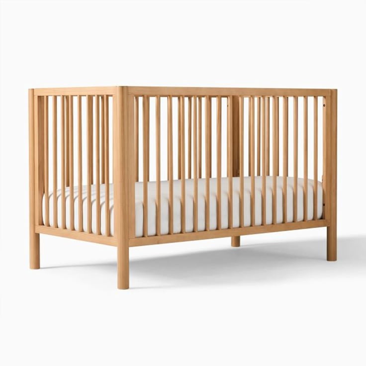 Baby Crib - Wooden - Convertible