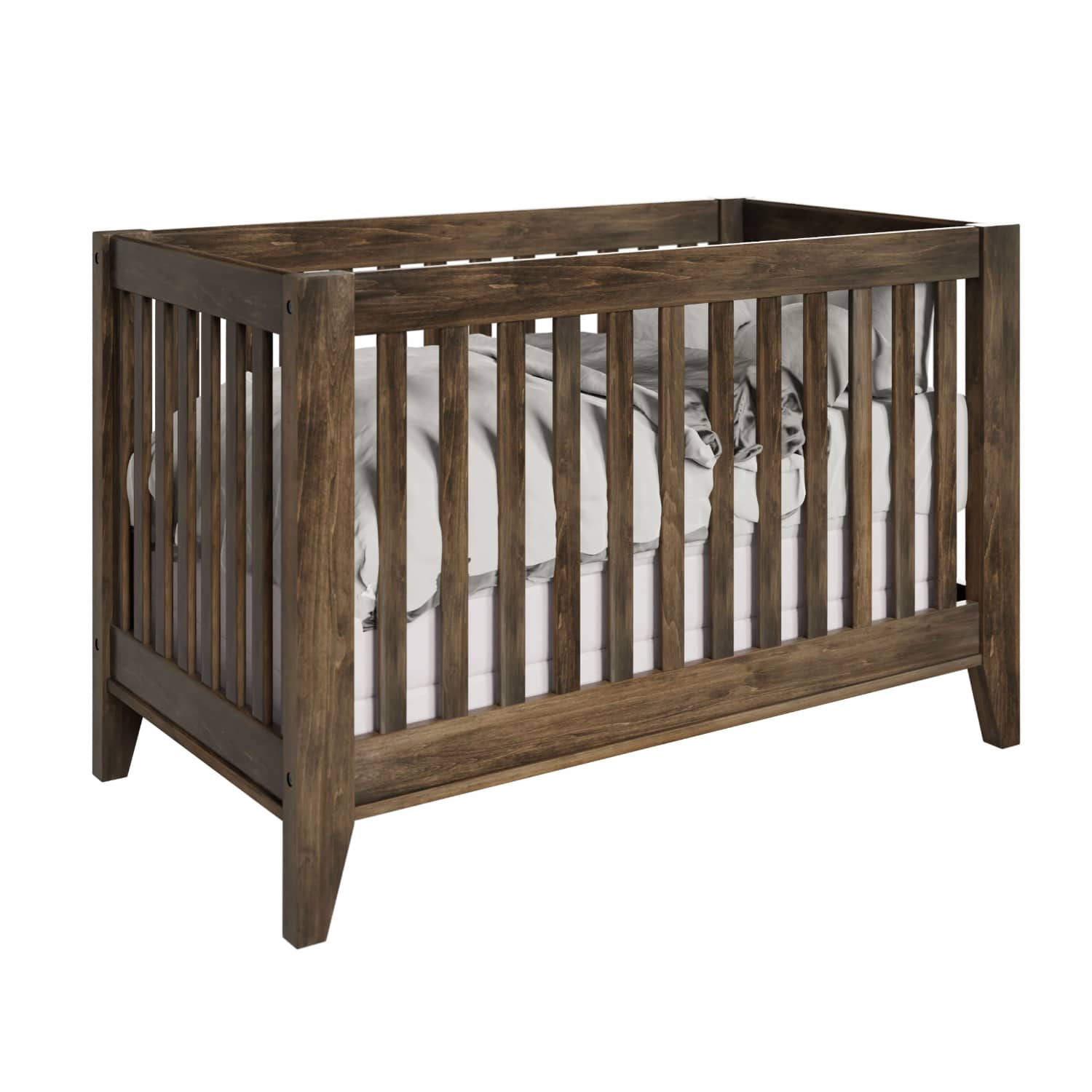 Baby Crib - Wooden - Convertible