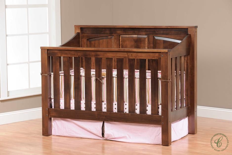Baby Crib - Wooden - Convertible