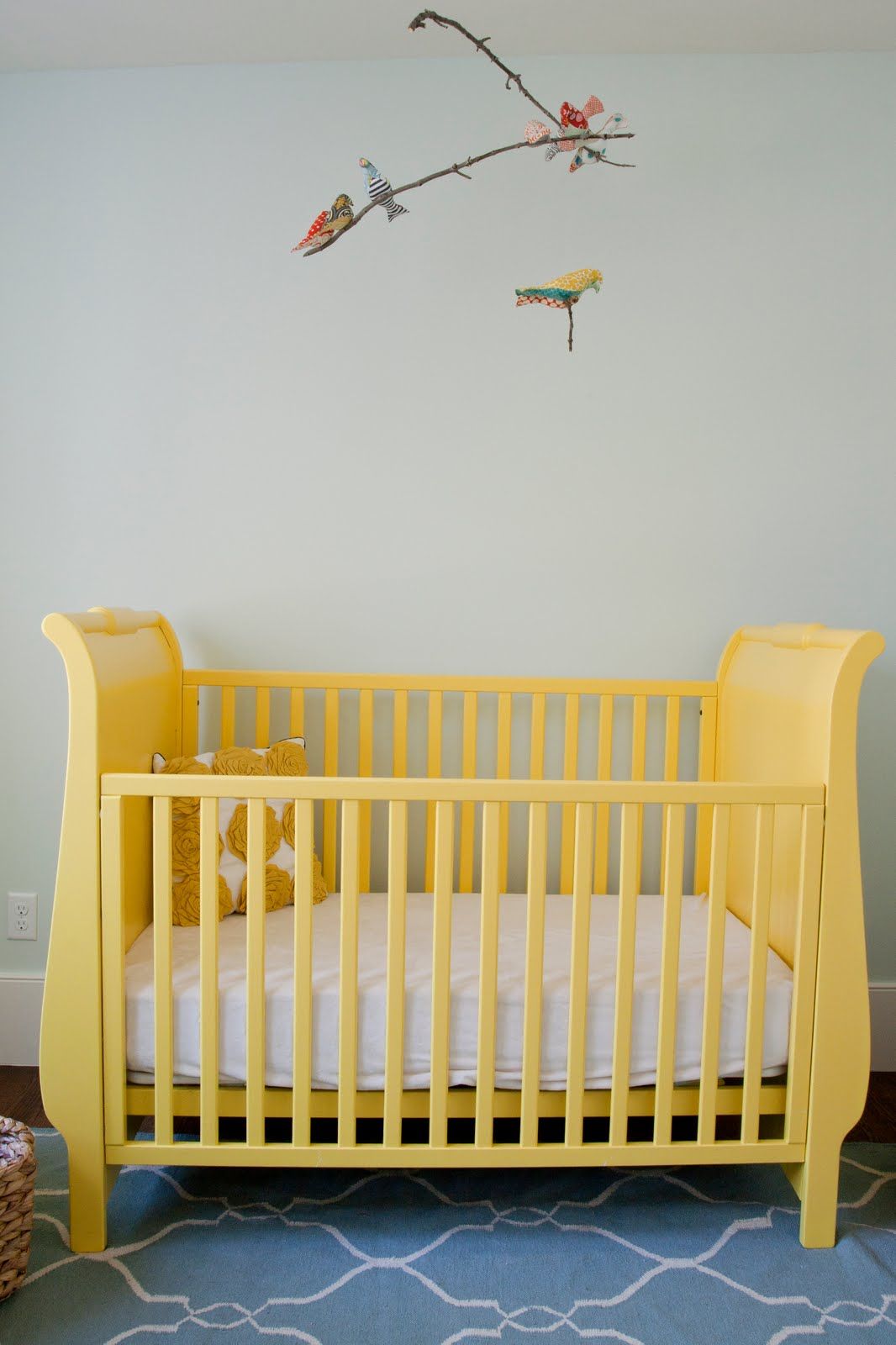 Baby Crib - Yellow