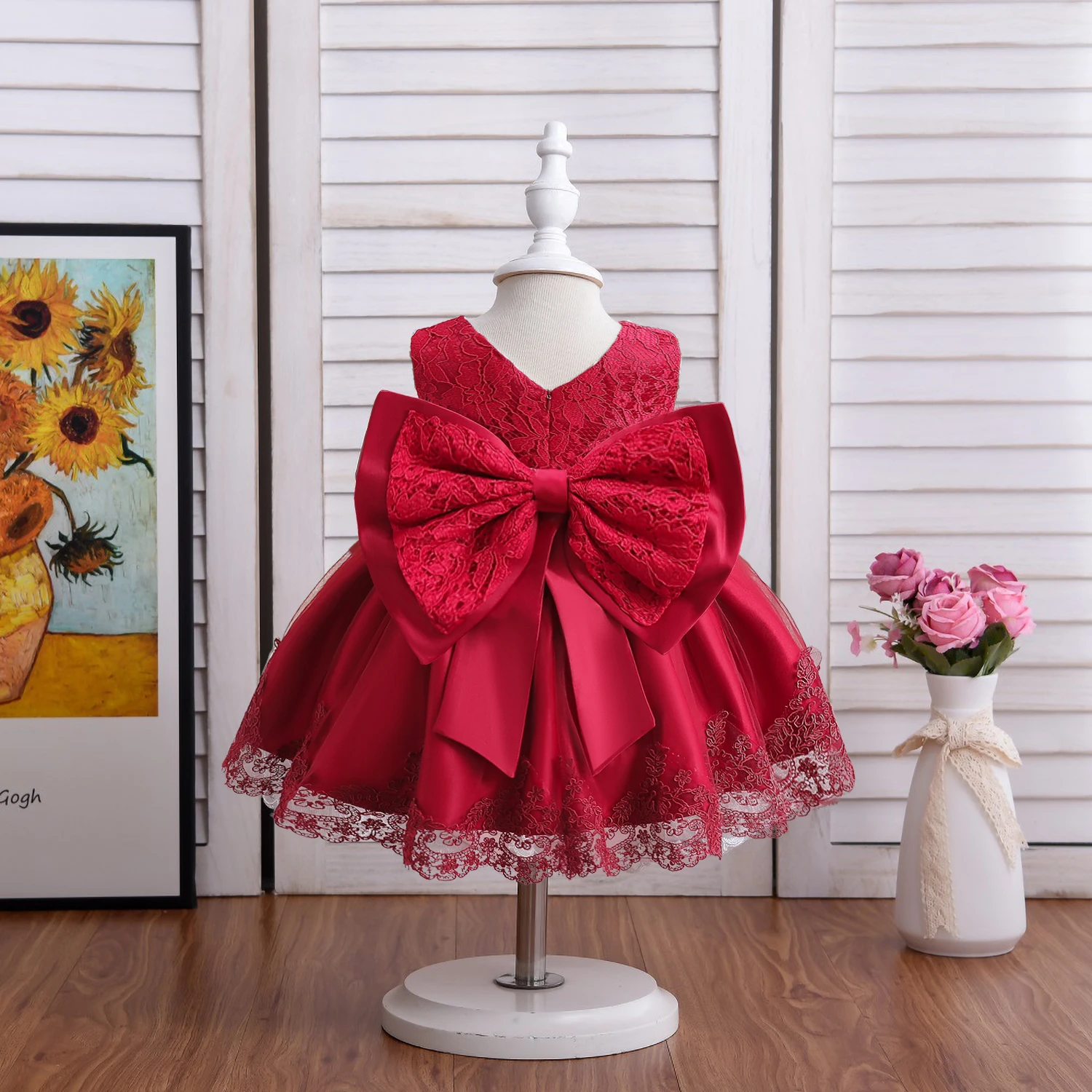Baby Dress - Red