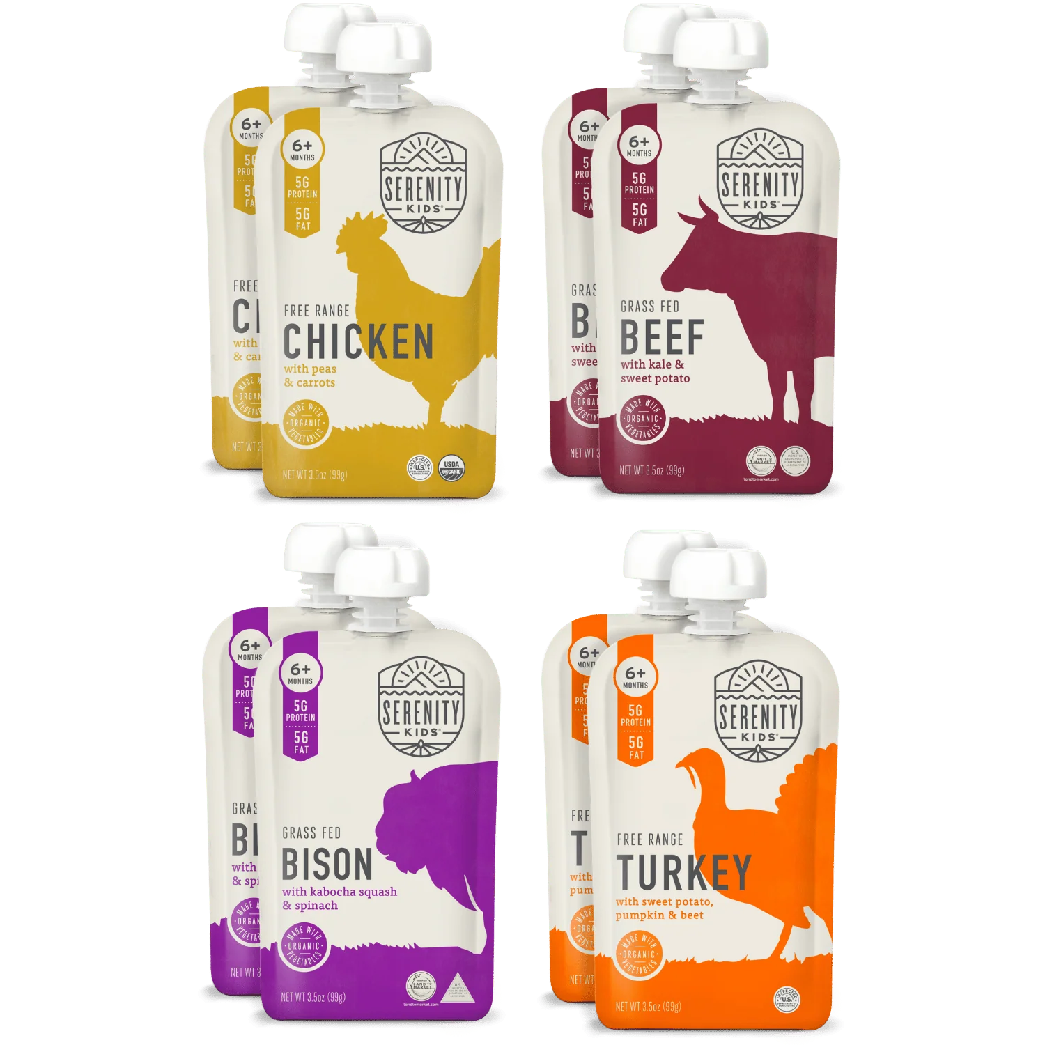 Baby Food - 60g - Meat - 6 Pack