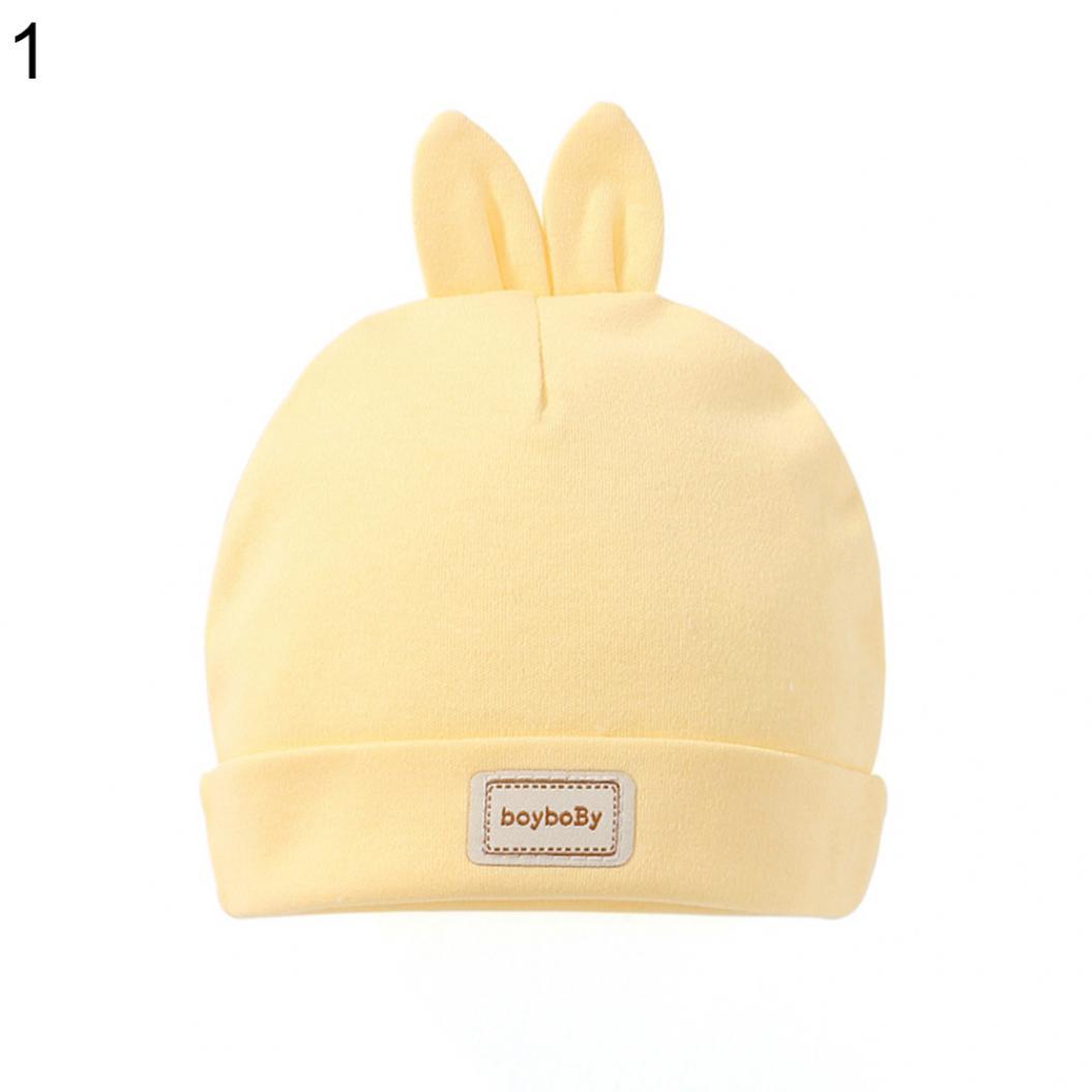 Baby Hat - 0-6 Months - Yellow