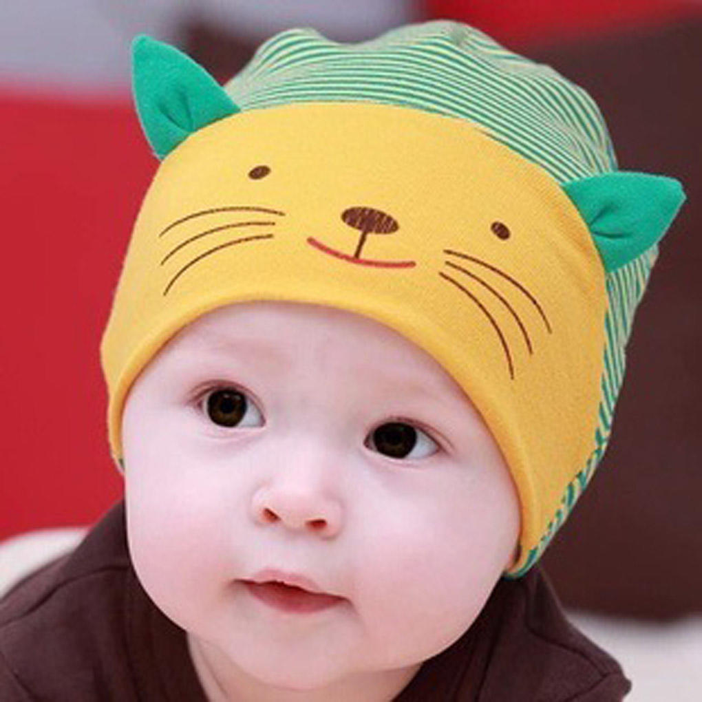 Baby Hat - 0-6 Months - Yellow
