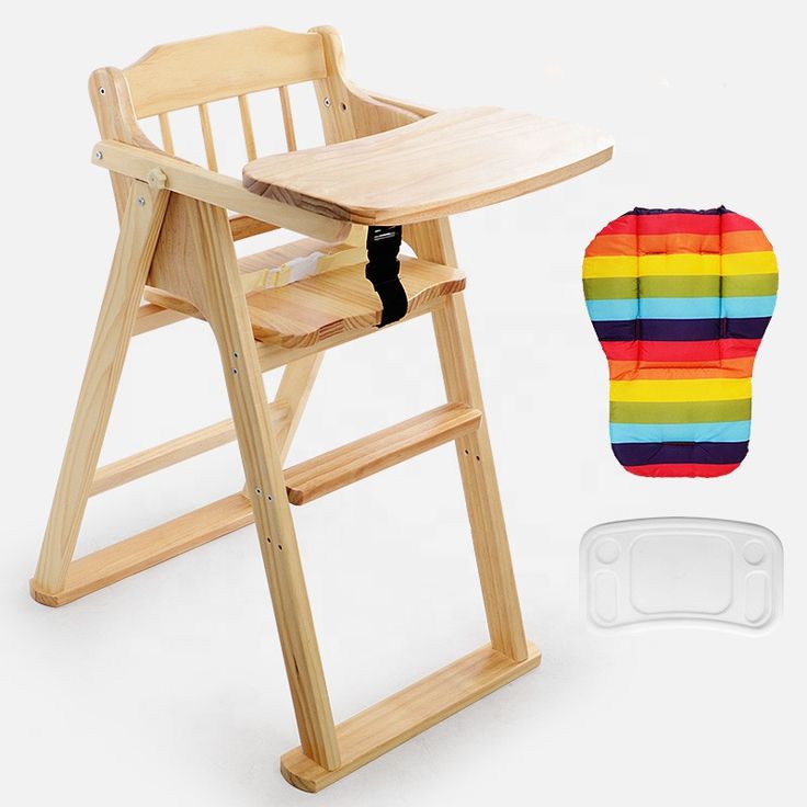 Baby High Chair - Wooden - Small