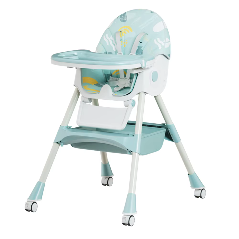 Baby High Chair - Yellow