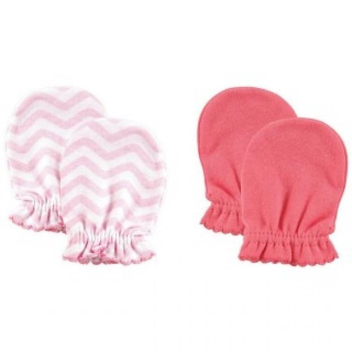 Baby Mittens - 0-6 Months - Pink