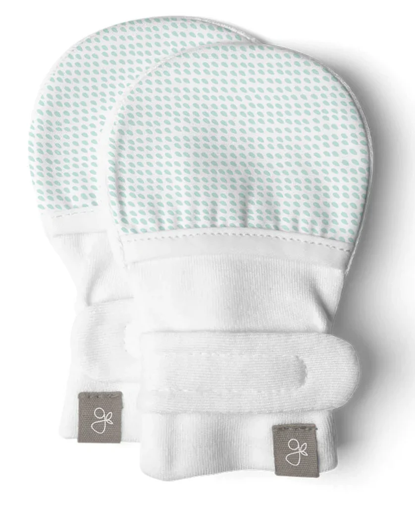 Baby Mittens - White