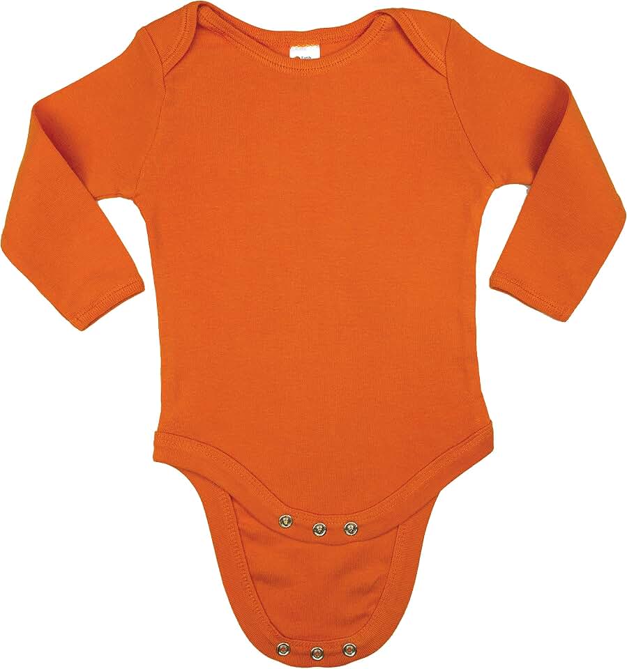 Baby Onesie - 0-3 Months - Orange