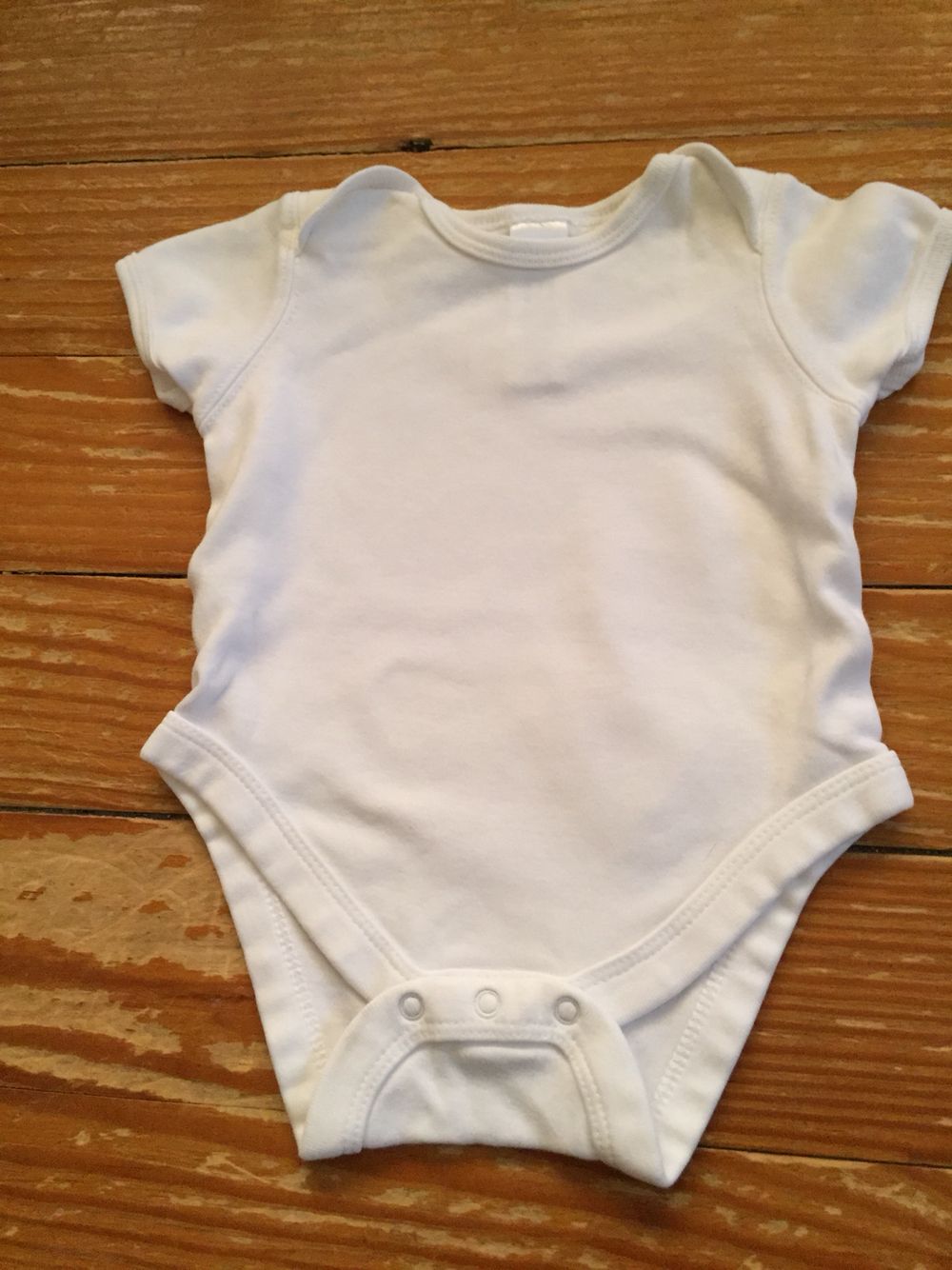Baby Onesie - 0-3 Months - White