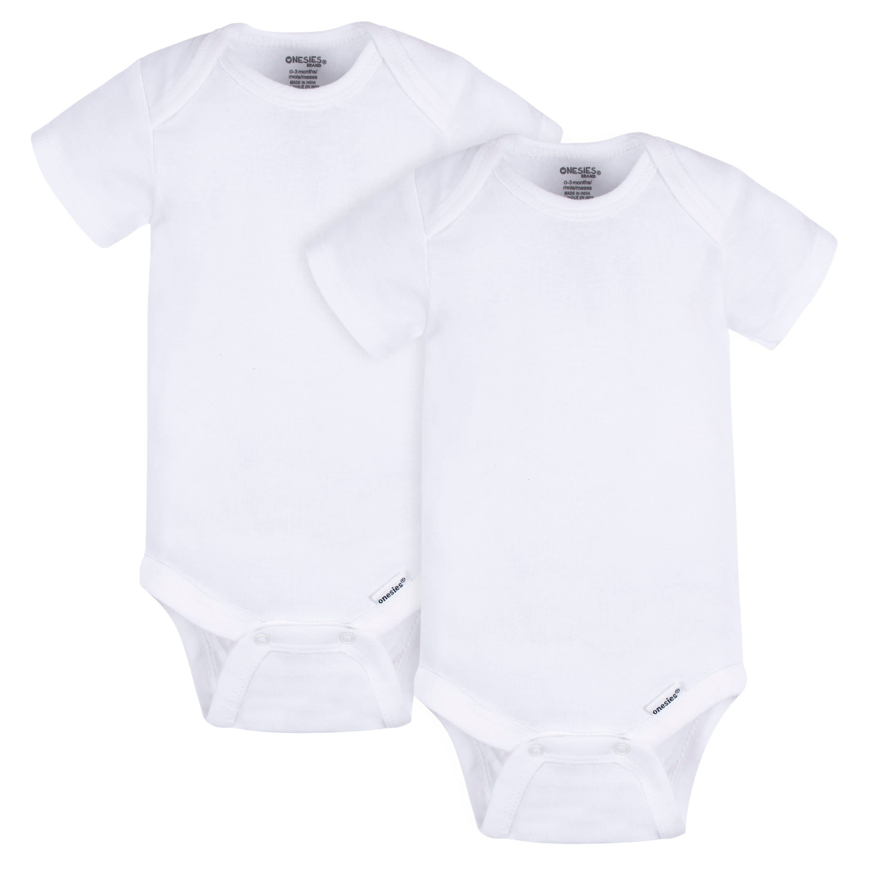 Baby Onesie - 0-3 Months - White