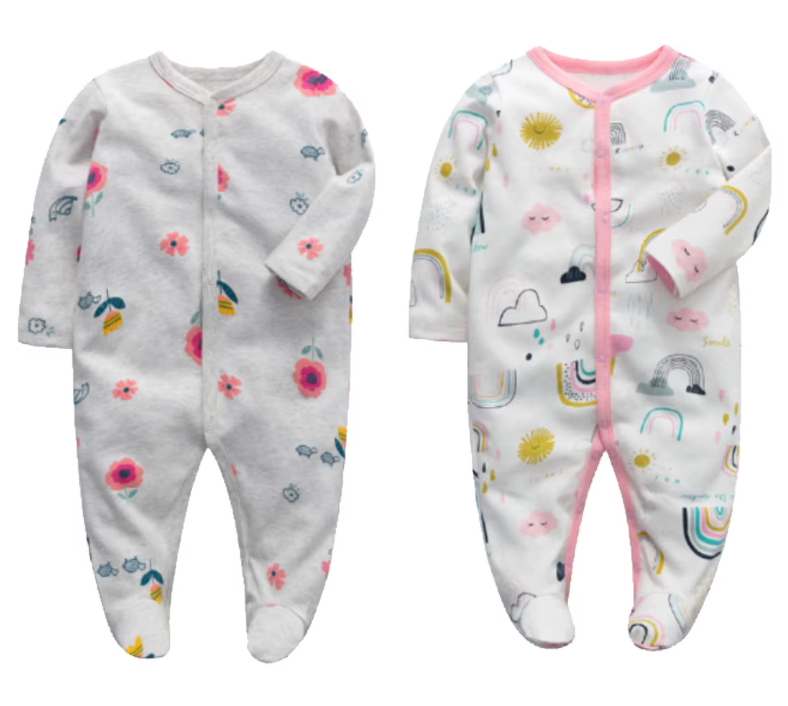 Baby Pajamas - 6-12 Months - Cotton