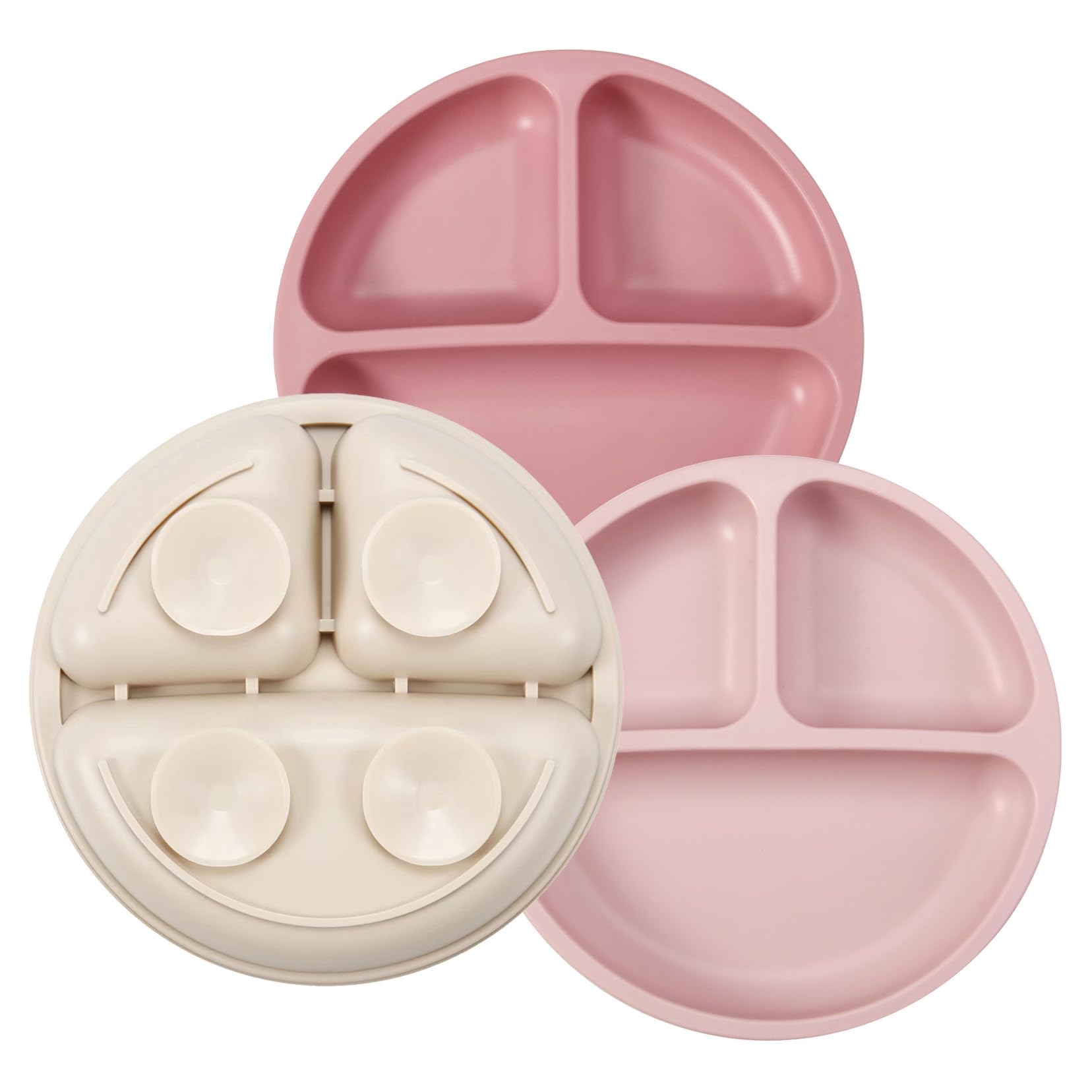 Baby Plate - Divided - Suction