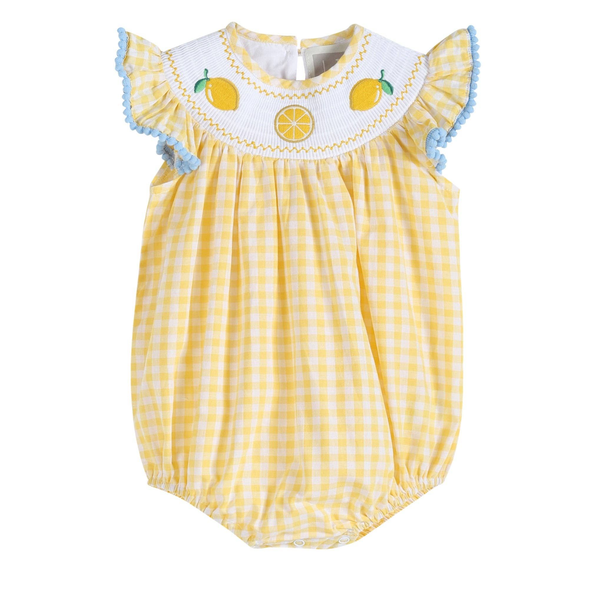 Baby Romper - 0-3 Months - Yellow