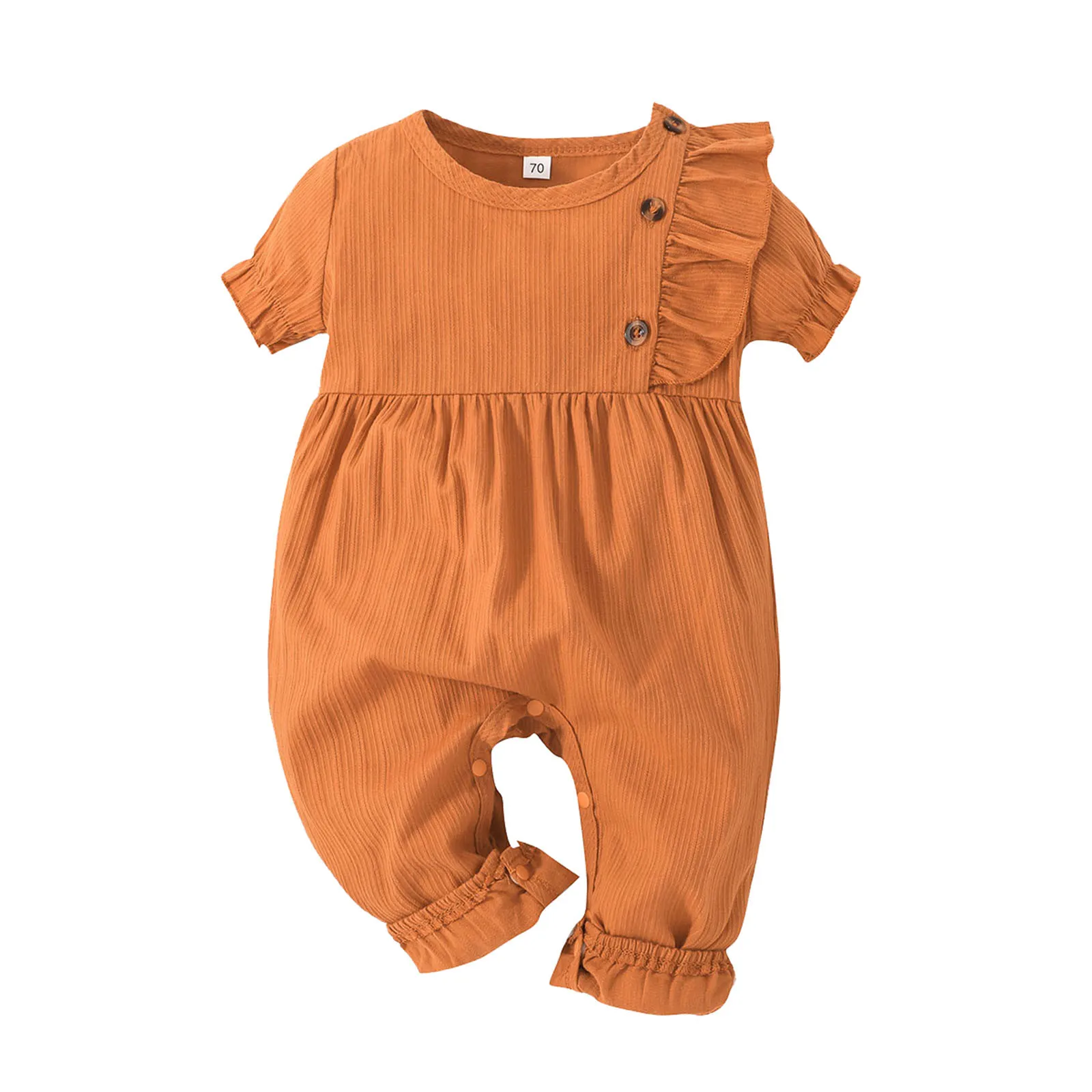 Baby Romper - 3-6 Months - Orange