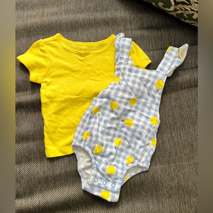 Baby Romper - 6-12 Months - Yellow