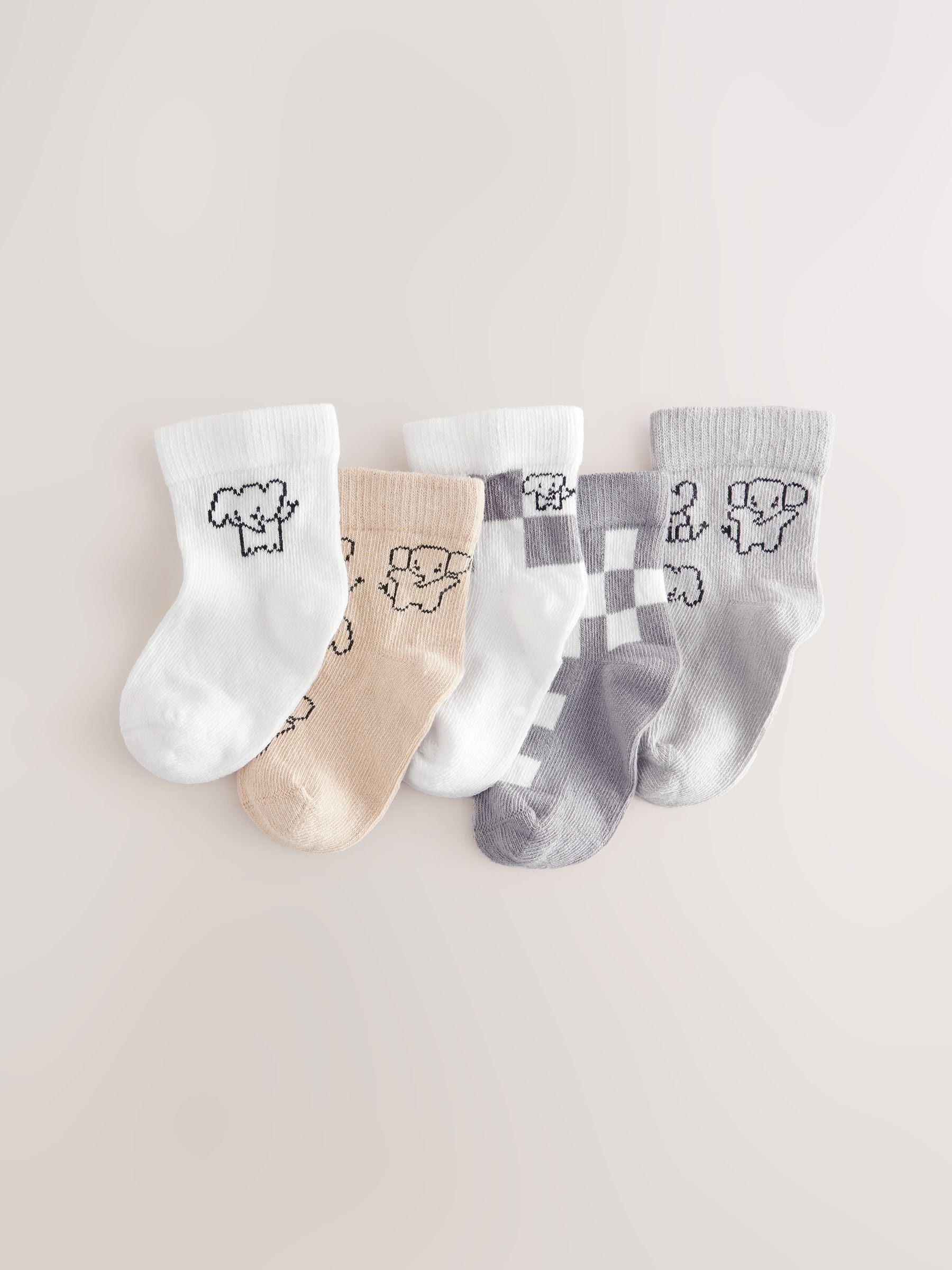 Baby Socks - 0-12 Months - 5 Pack