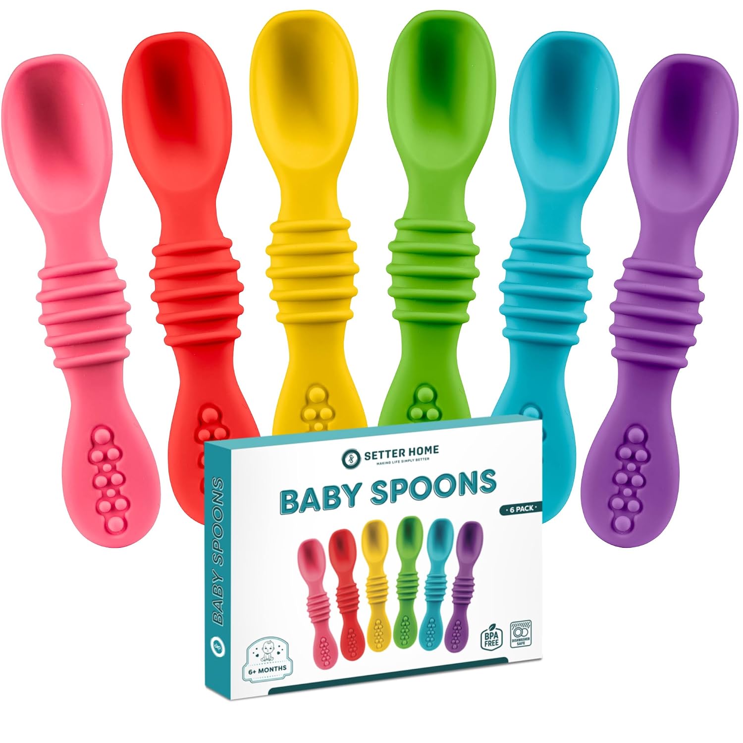 Baby Spoon - Soft - 6 Pack