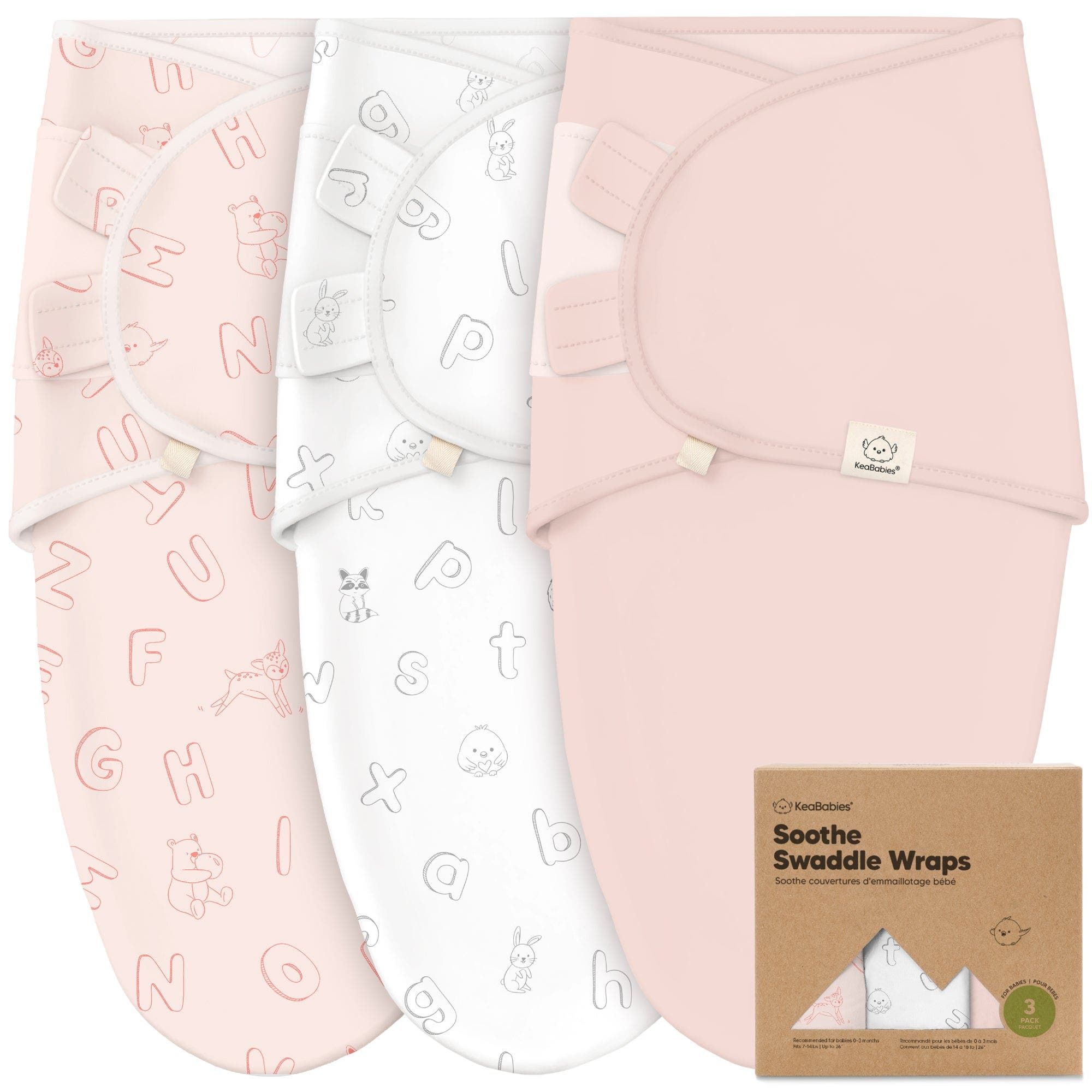 Baby Swaddle - 0-3 Months - White