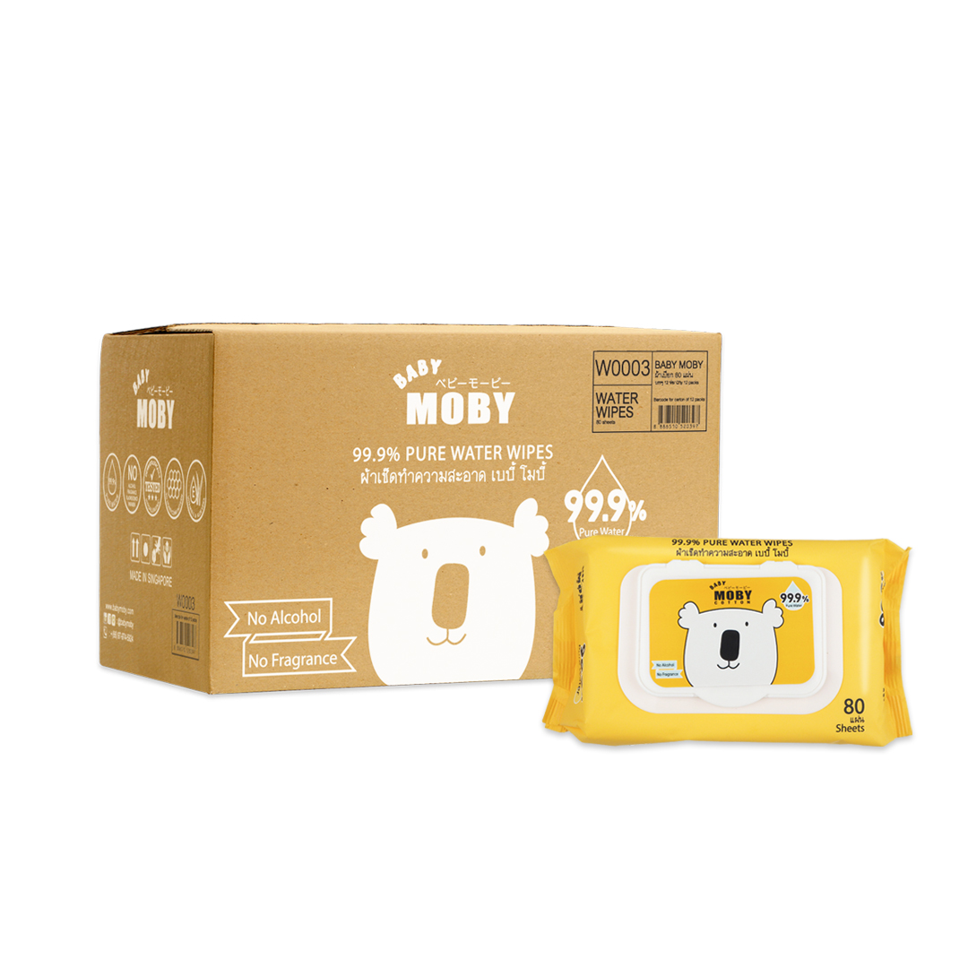 Baby Wipes - 80 Sheets - 6 Pack
