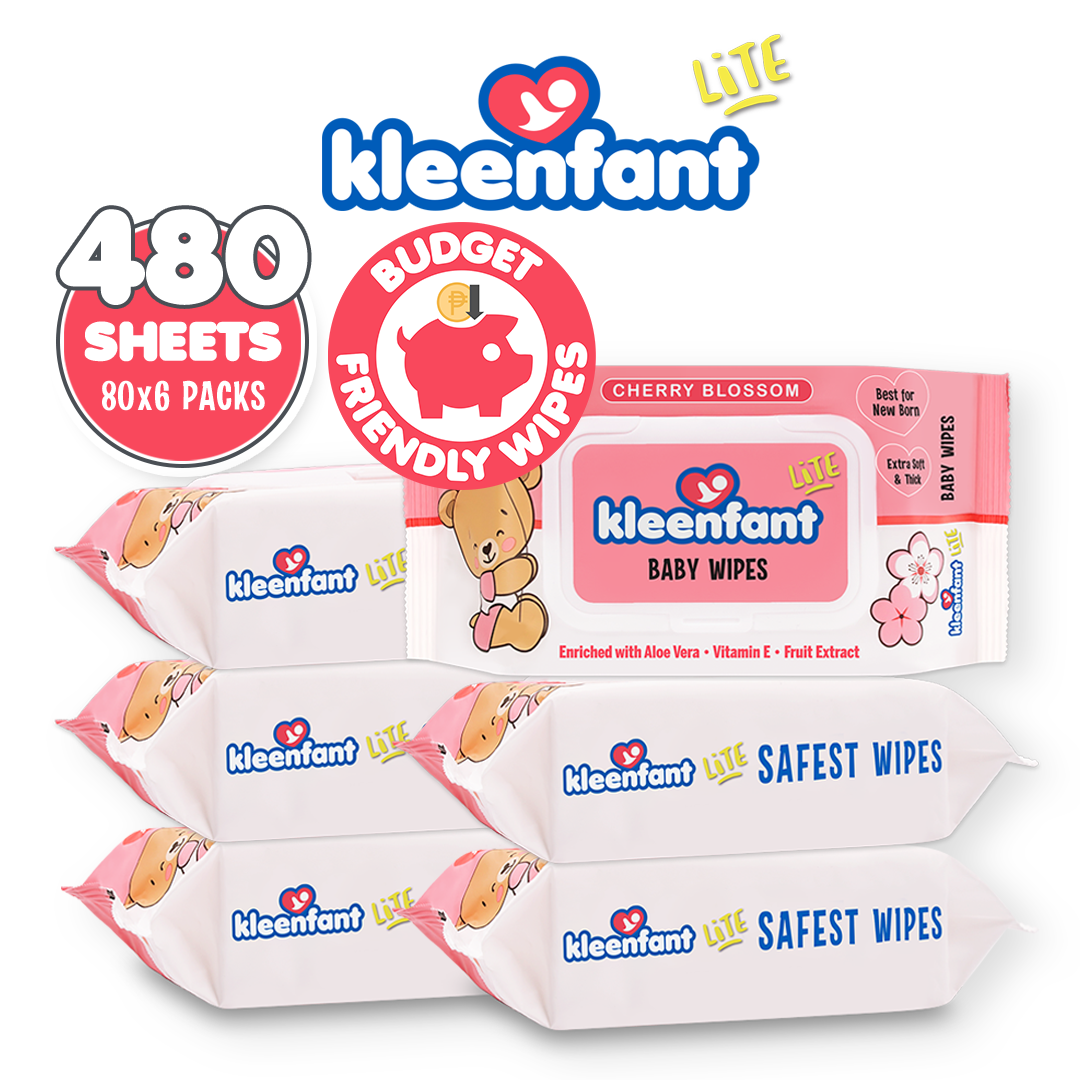 Baby Wipes - 80 Sheets - 6 Pack