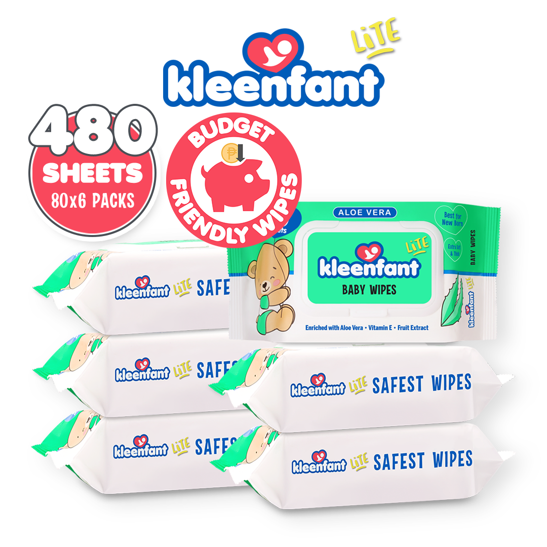 Baby Wipes - 80 Sheets - 6 Pack