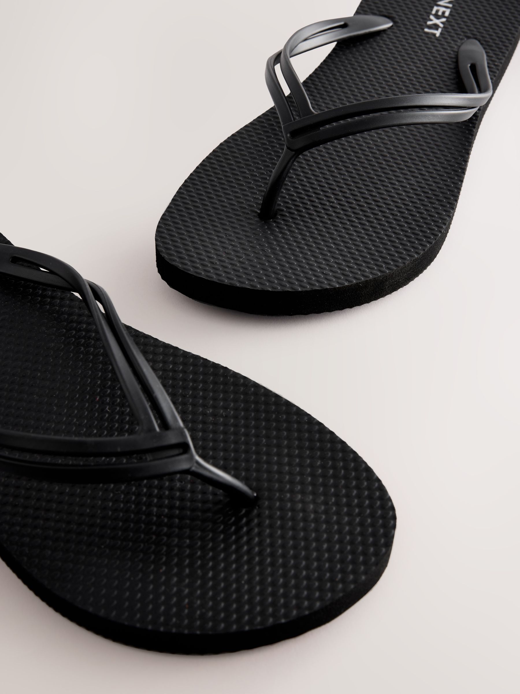 Beach Black Flip Flops
