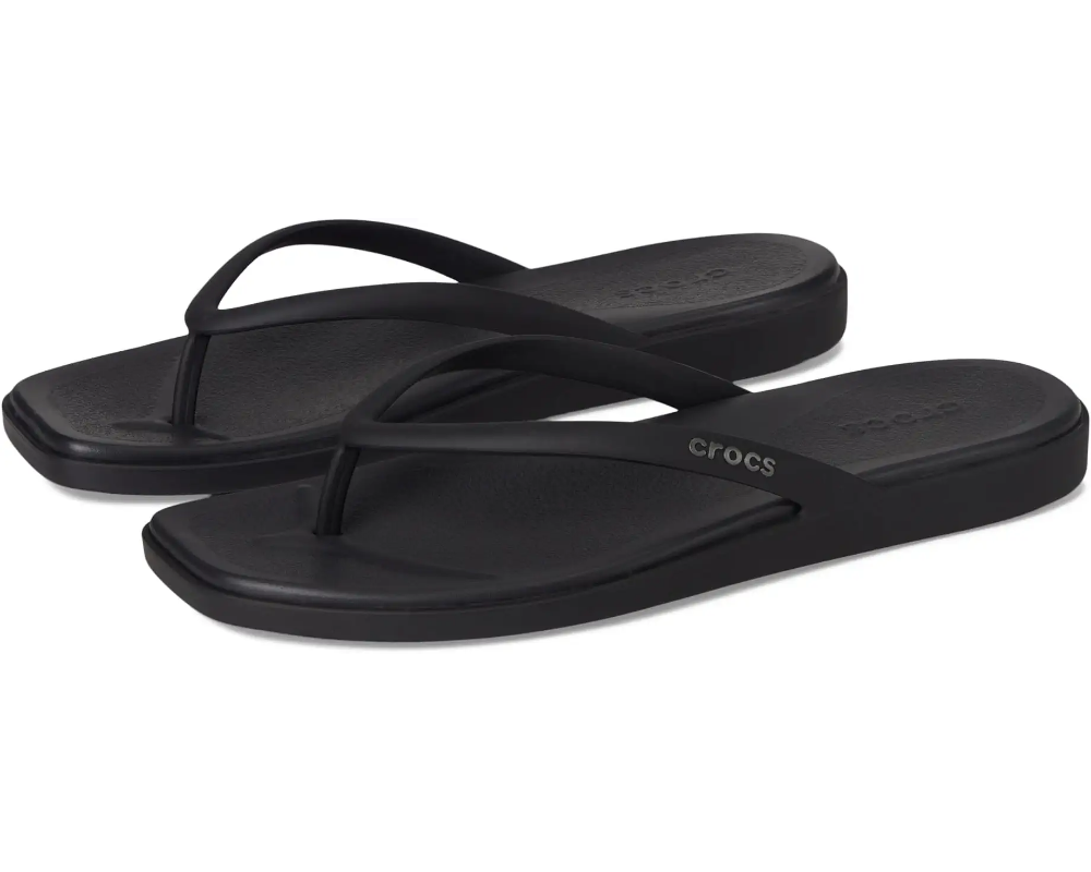 Beach Black Flip Flops