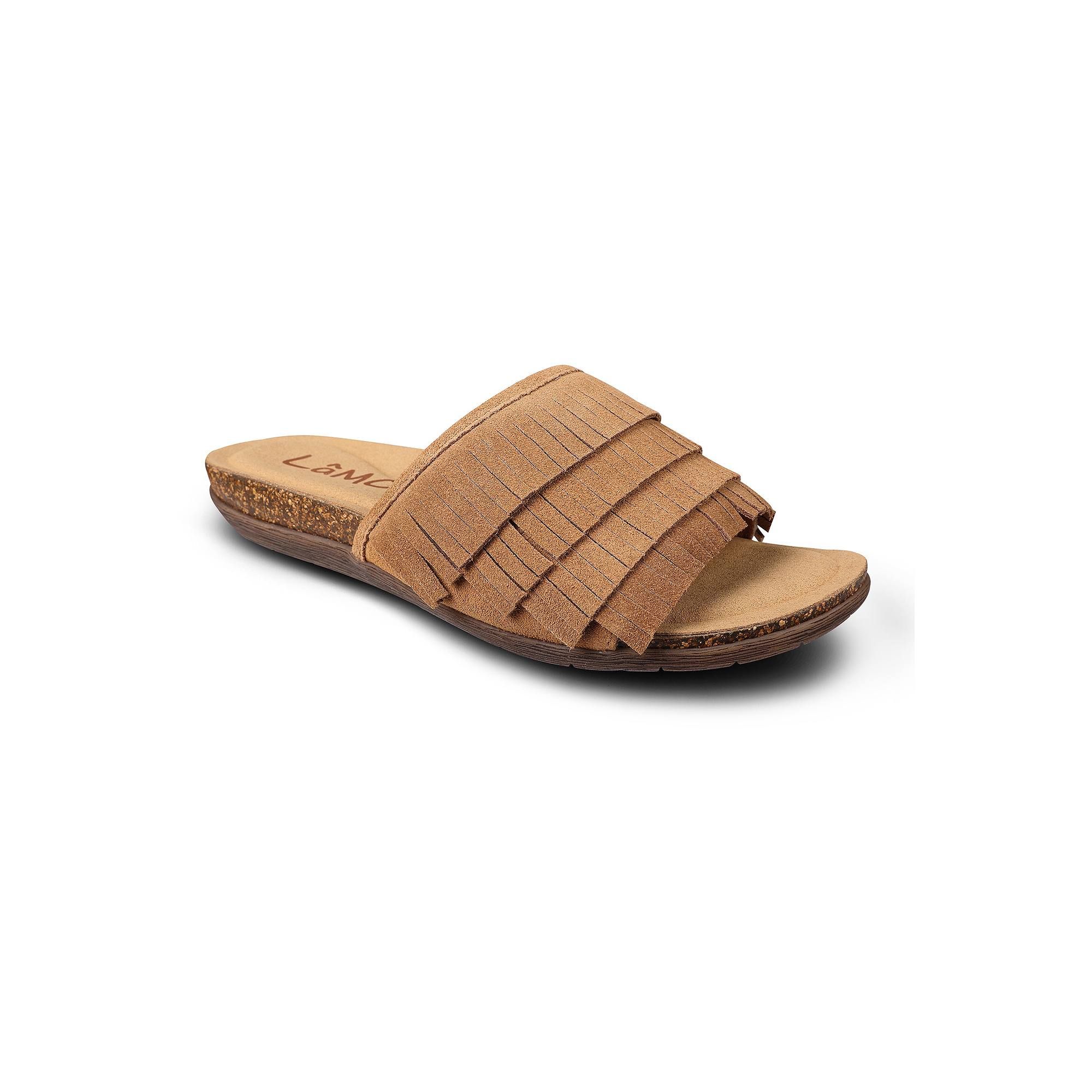 Beach Brown Slide Sandals