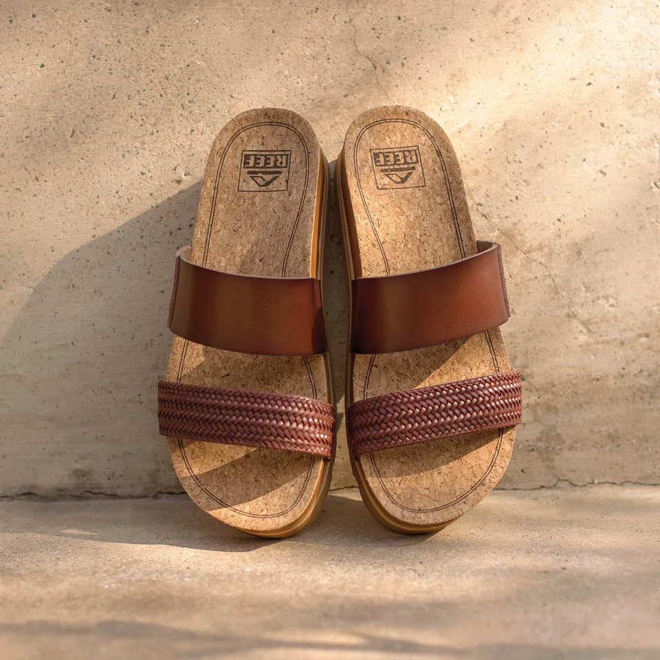 Beach Brown Slide Sandals