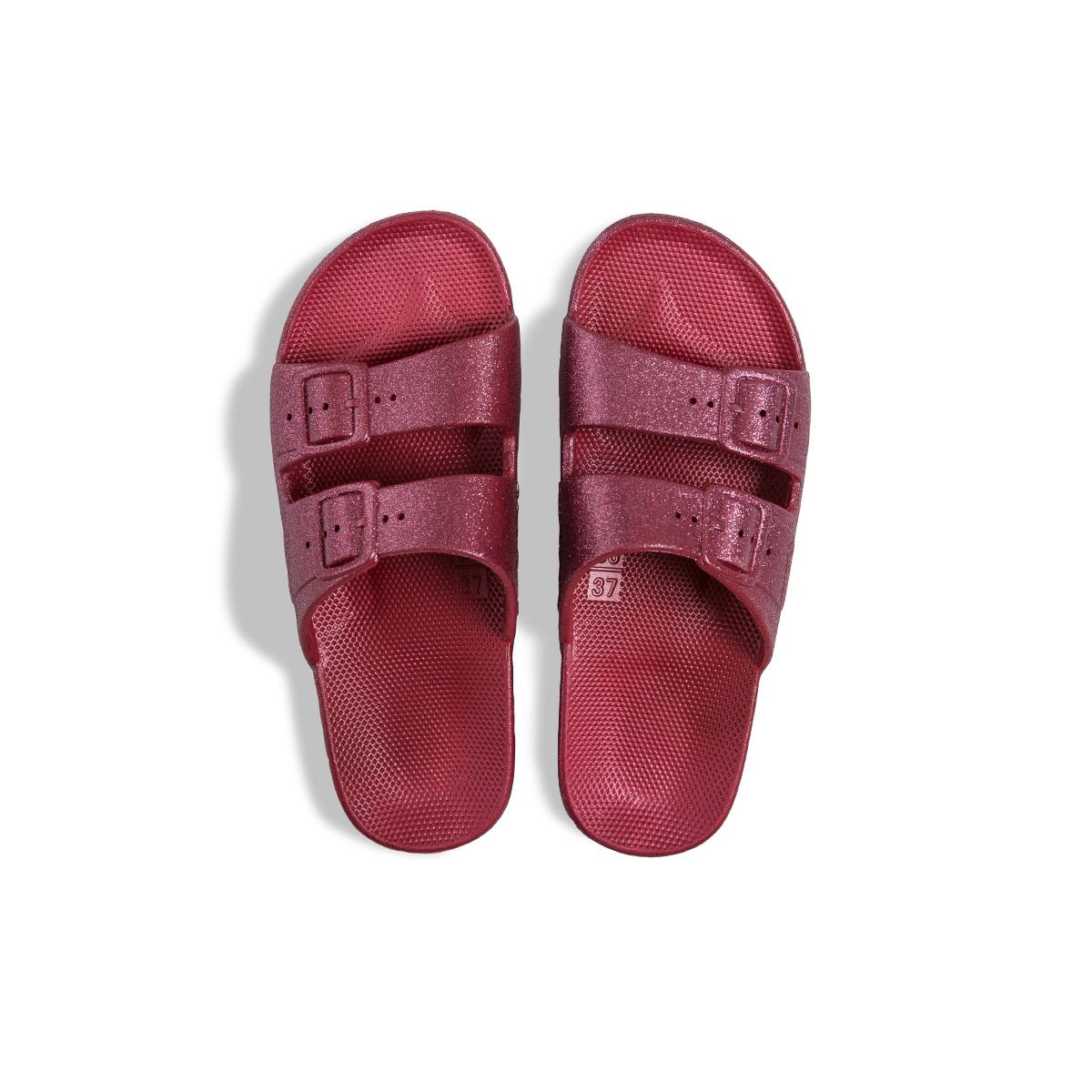 Beach Burgundy Slide Sandals