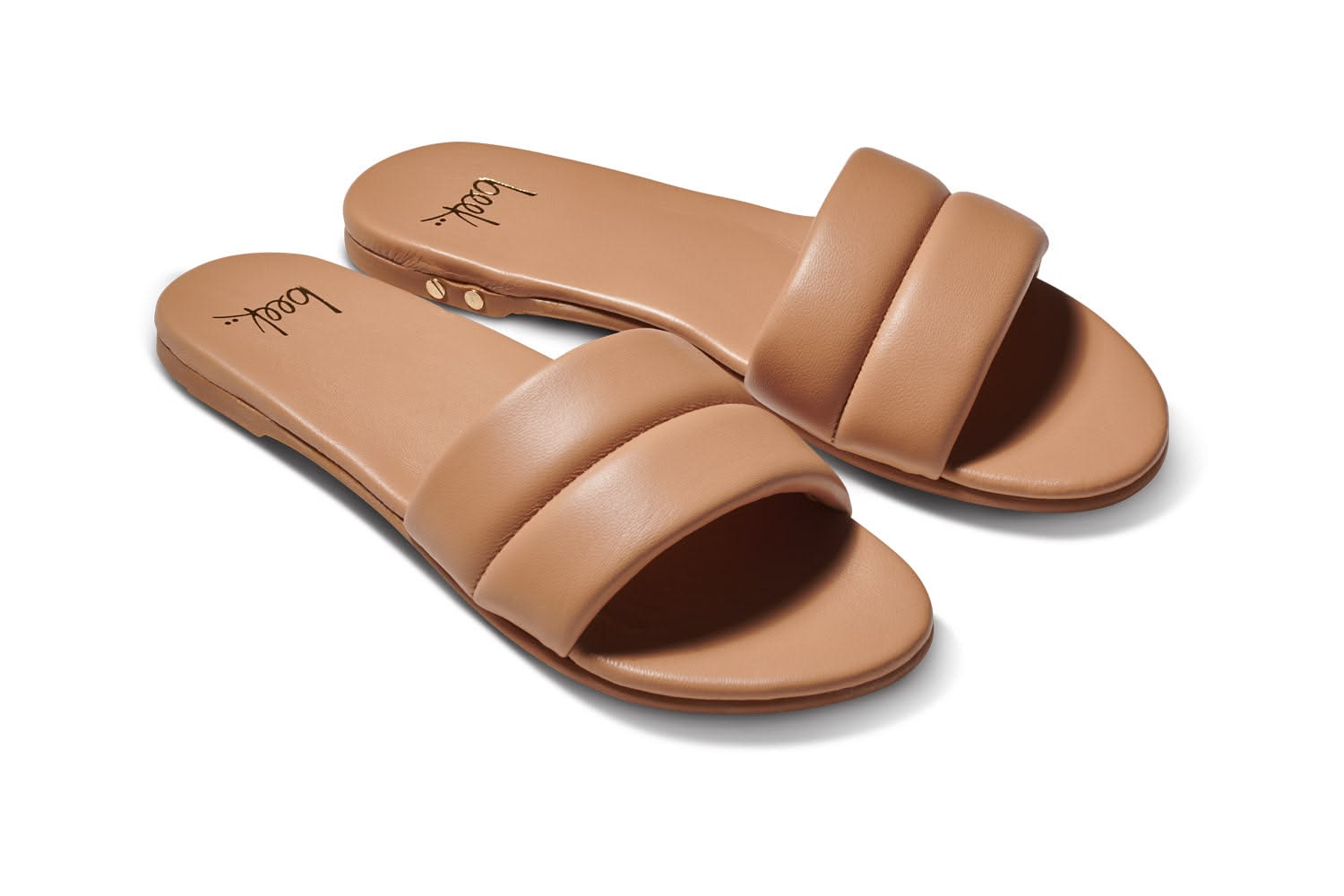 Beach Burgundy Slide Sandals