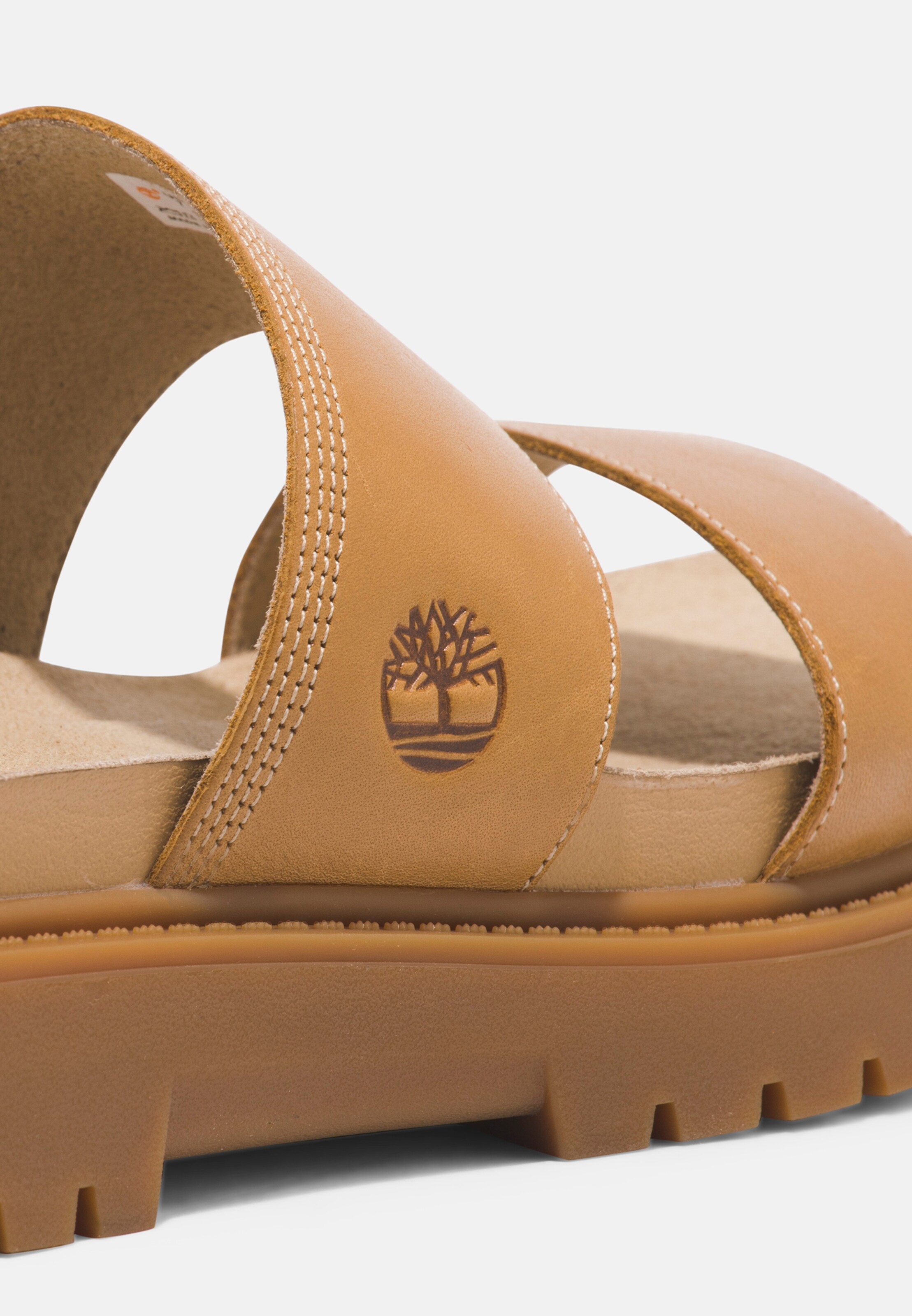 Beach Khaki Slide Sandals