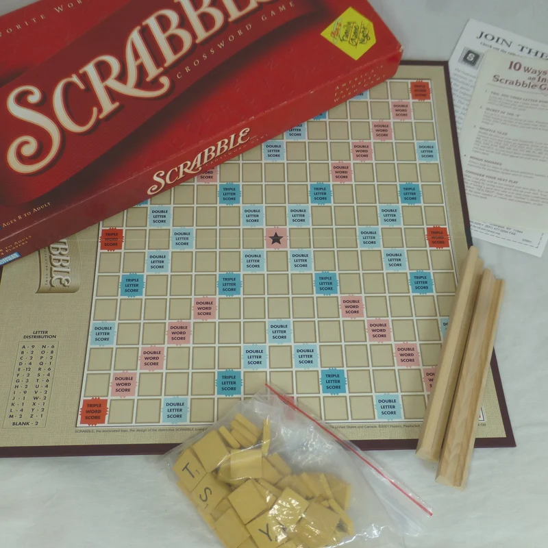 Board Game - Scrabble - Red