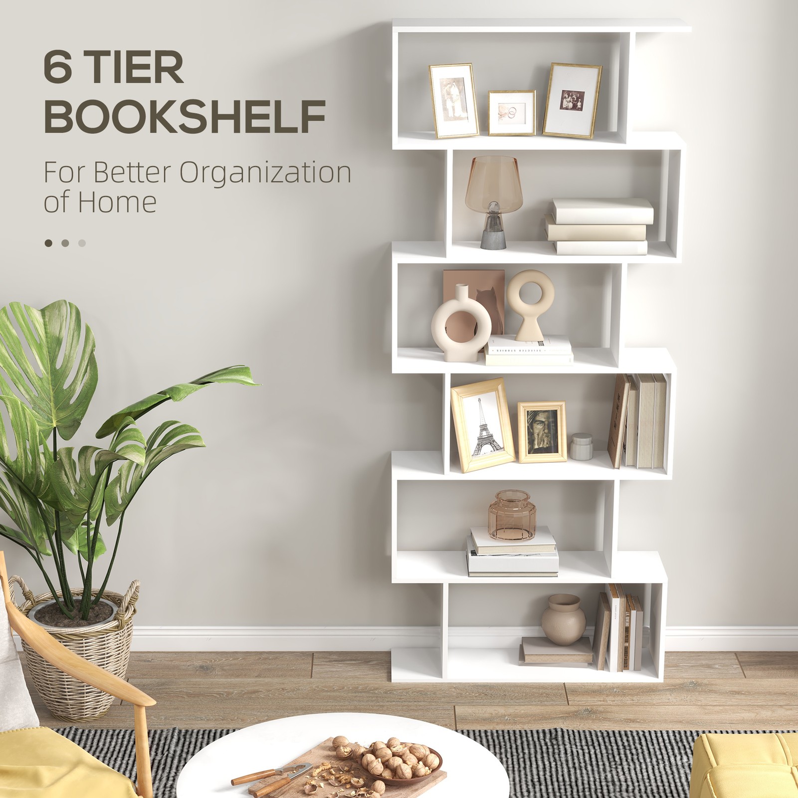 Bookshelf - 6 Shelf - 210cm