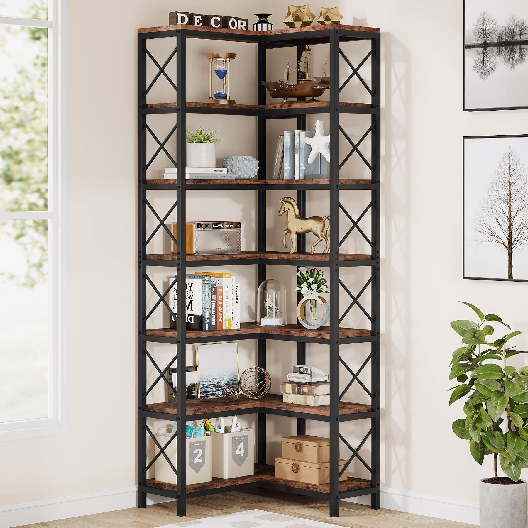 Bookshelf - 7 Shelf - 240cm