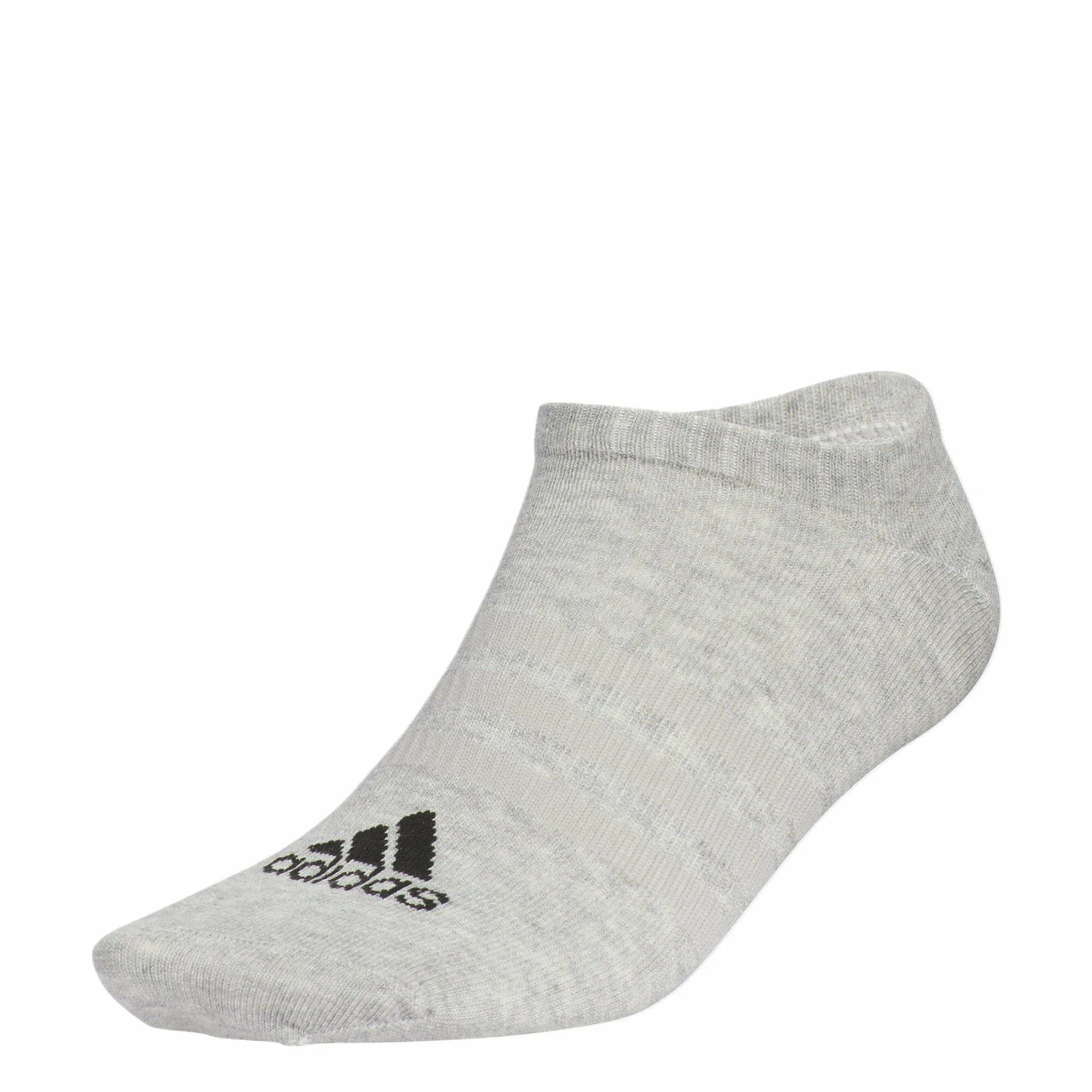 Breathable Grey No-Show Socks