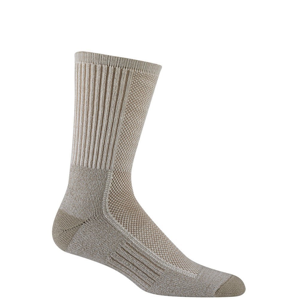 Breathable Khaki Crew Socks