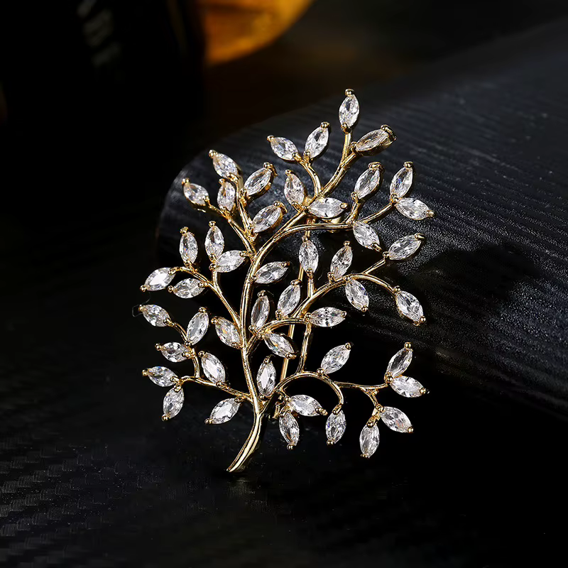 Brooch - White