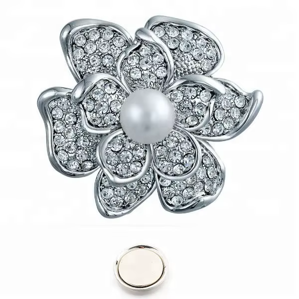 Brooch - White