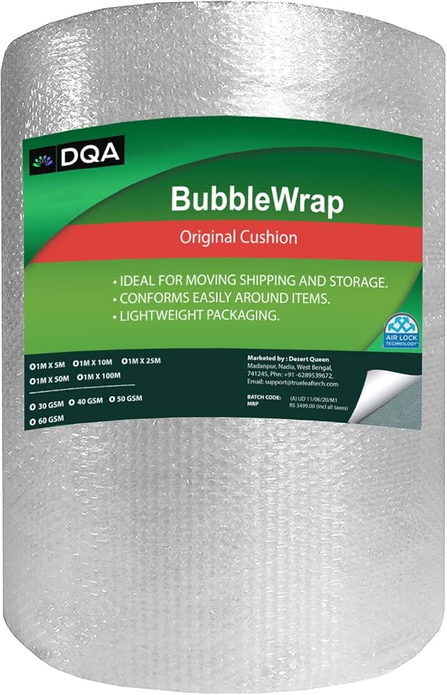 Bubble Wrap - Roll - 25m x 1m