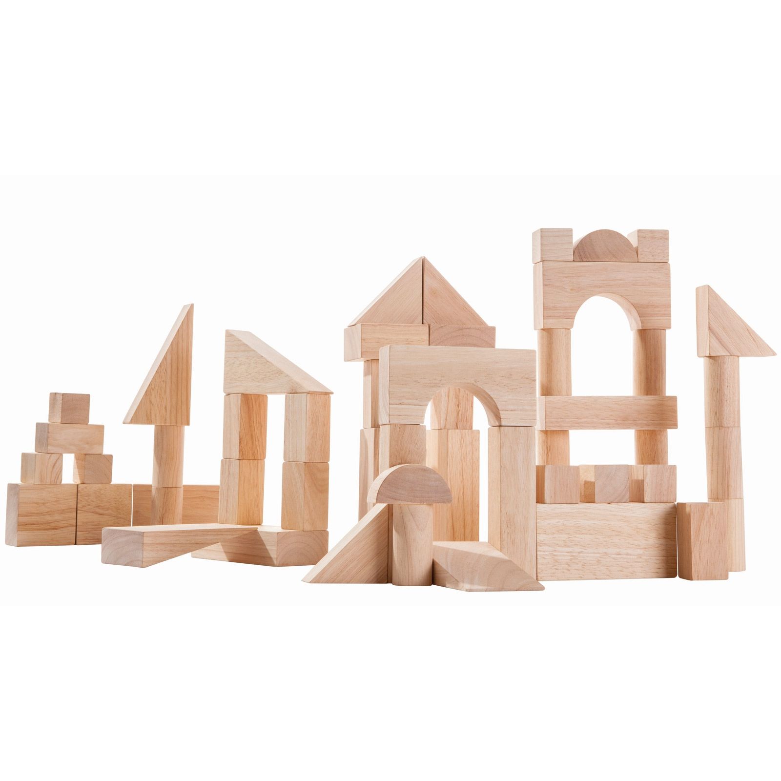 Building Blocks - 50 Pieces - Wooden