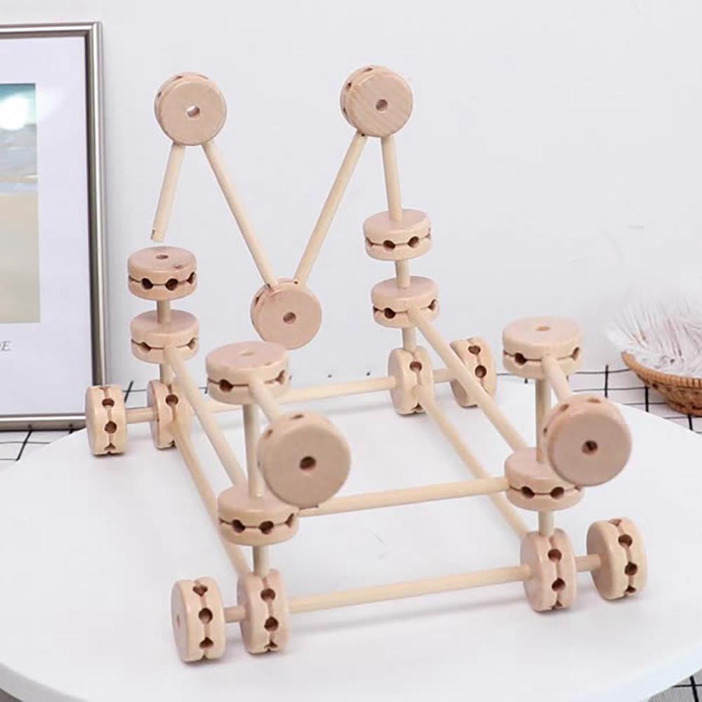 Building Blocks - 60 Pieces - Wooden