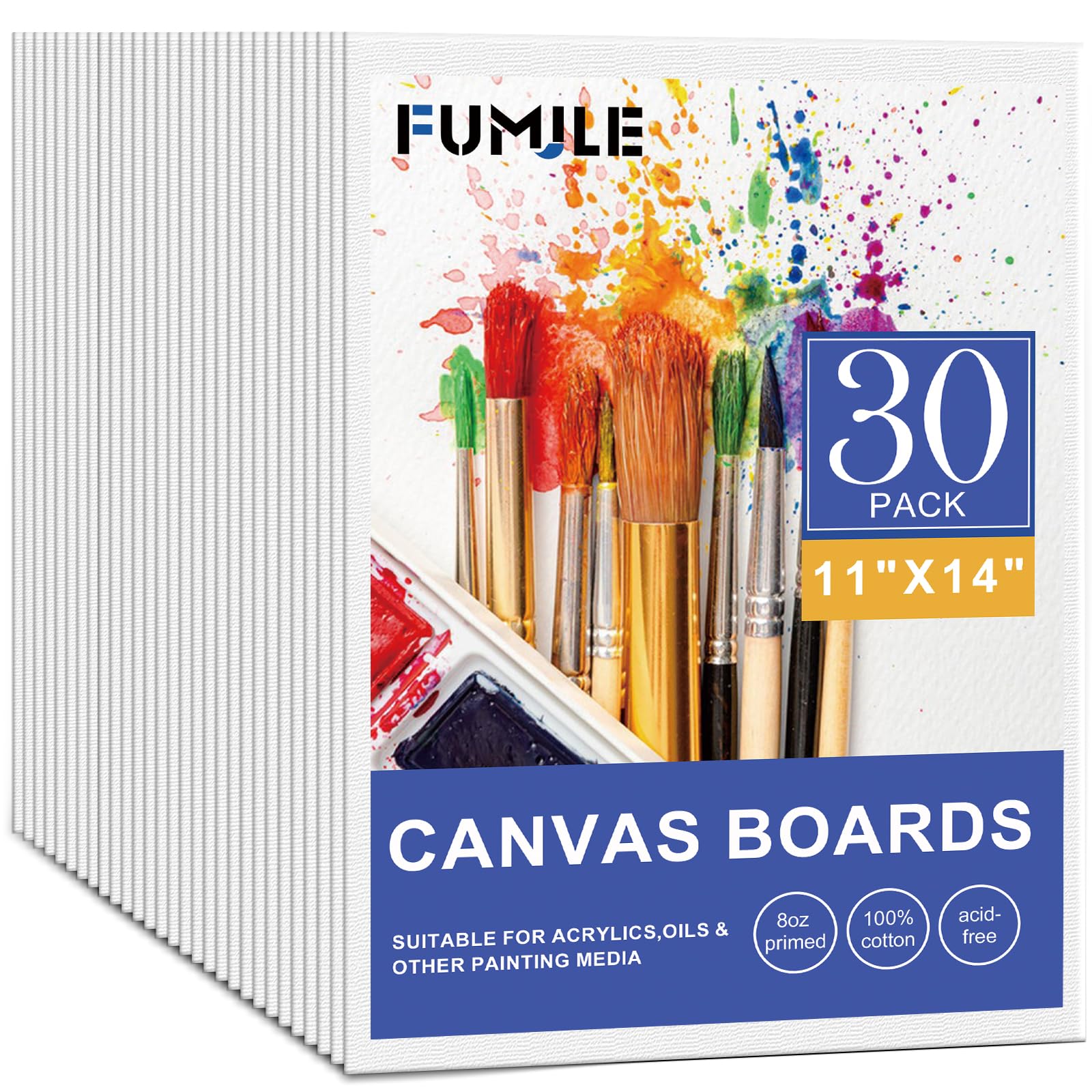 Canvas Board - 11x14 inch - 3 Pack