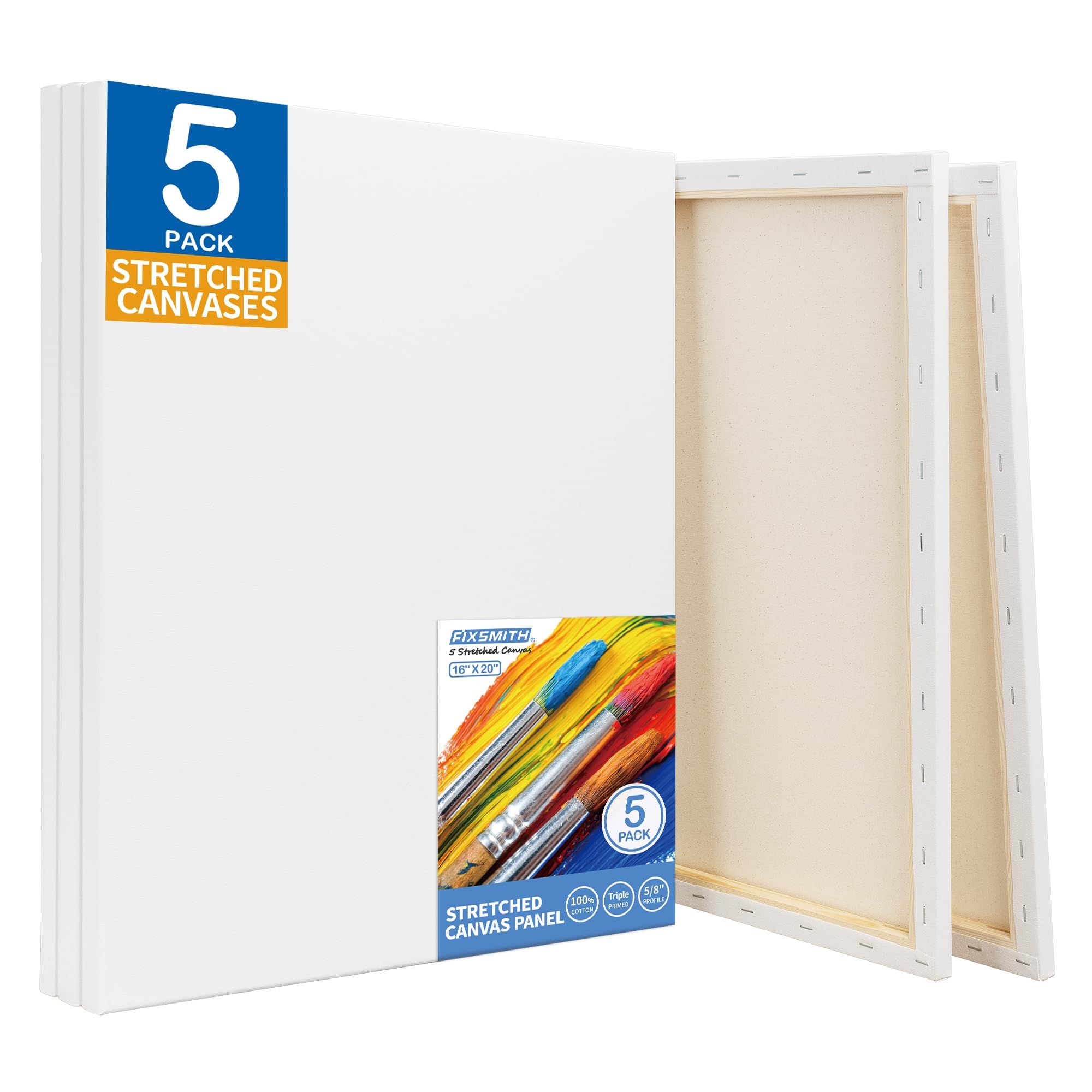 Canvas Board - 16x20 inch - 5 Pack