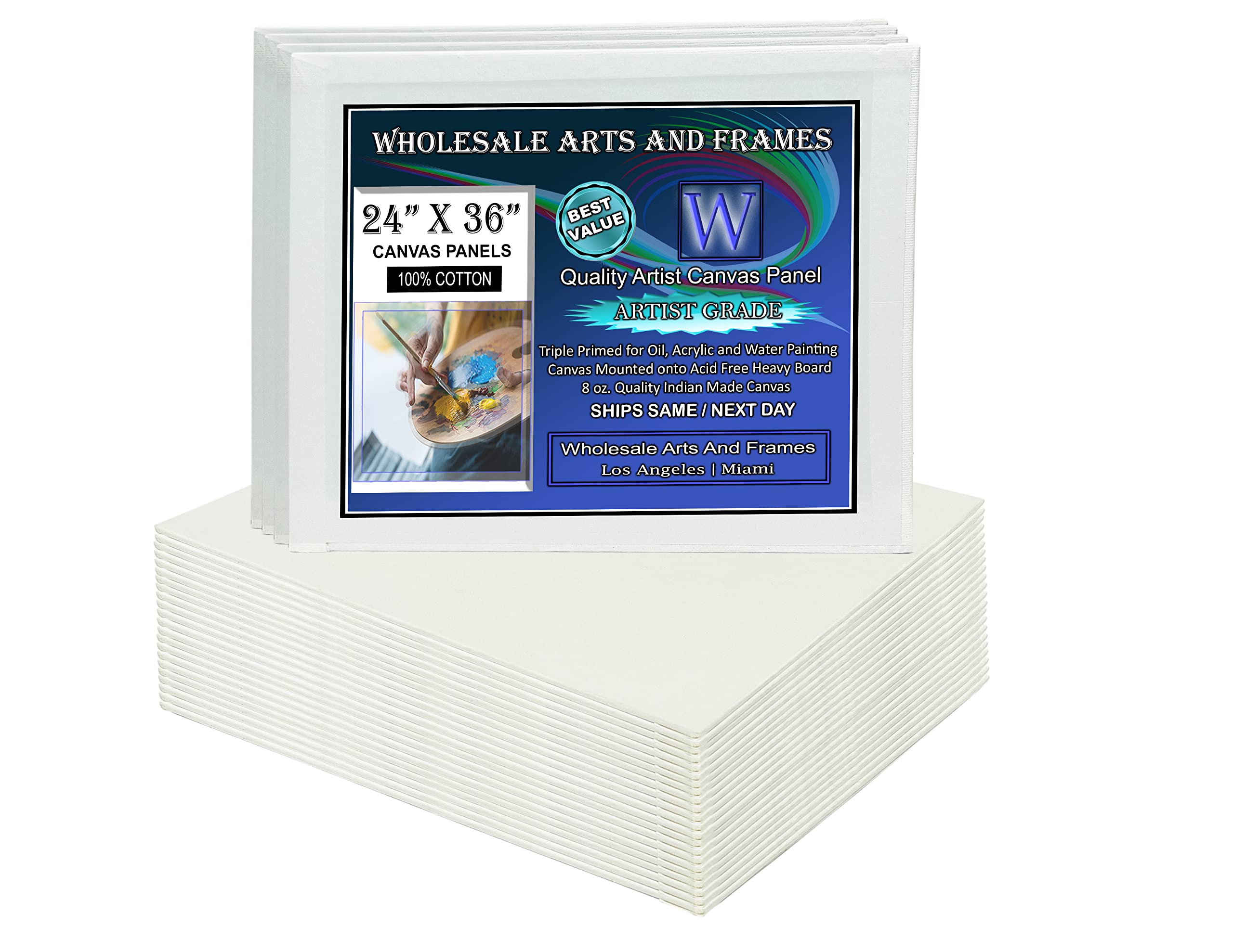 Canvas Board - 24x36 inch - 3 Pack